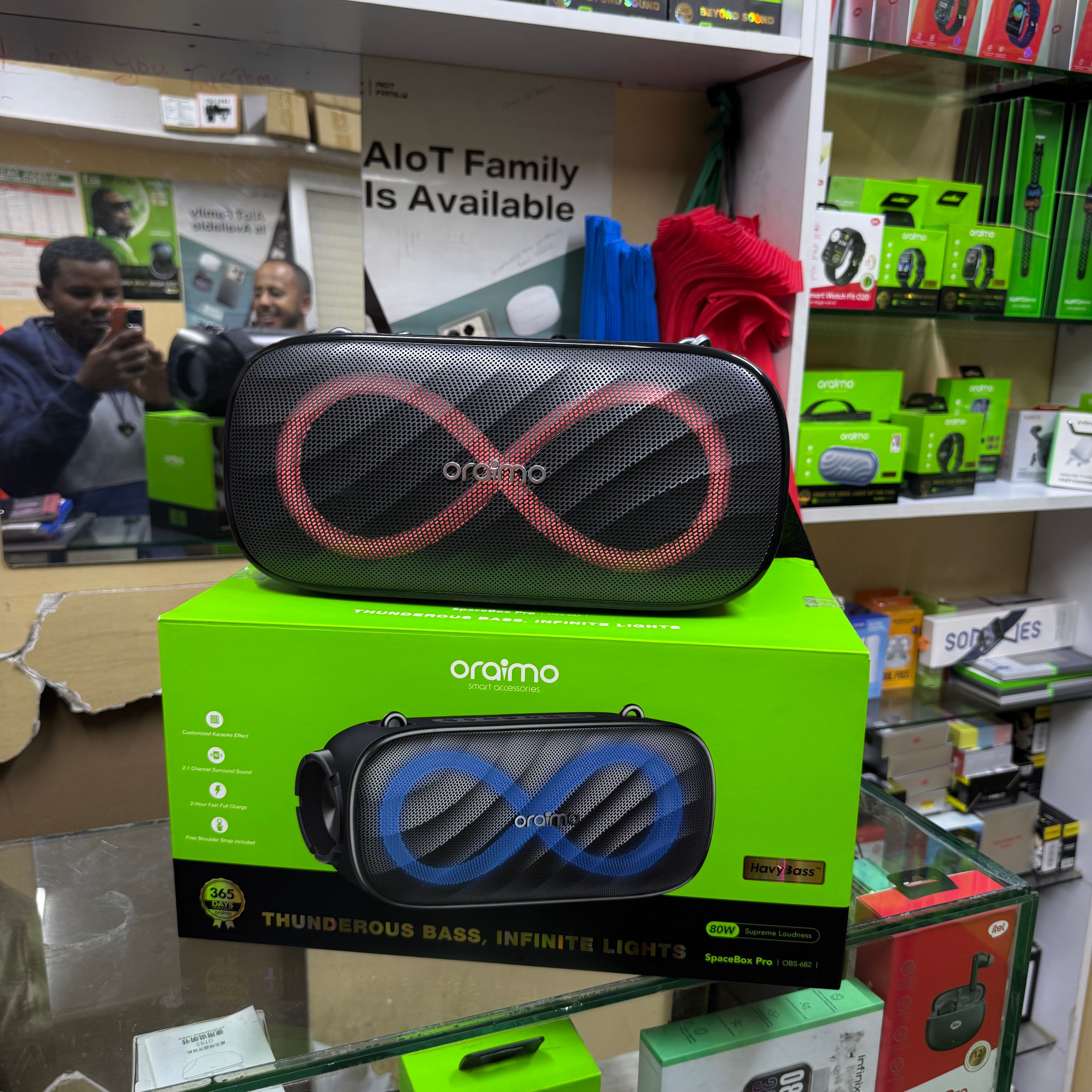 Oraimo SpaceBox Pro 80W Bluetooth Speaker