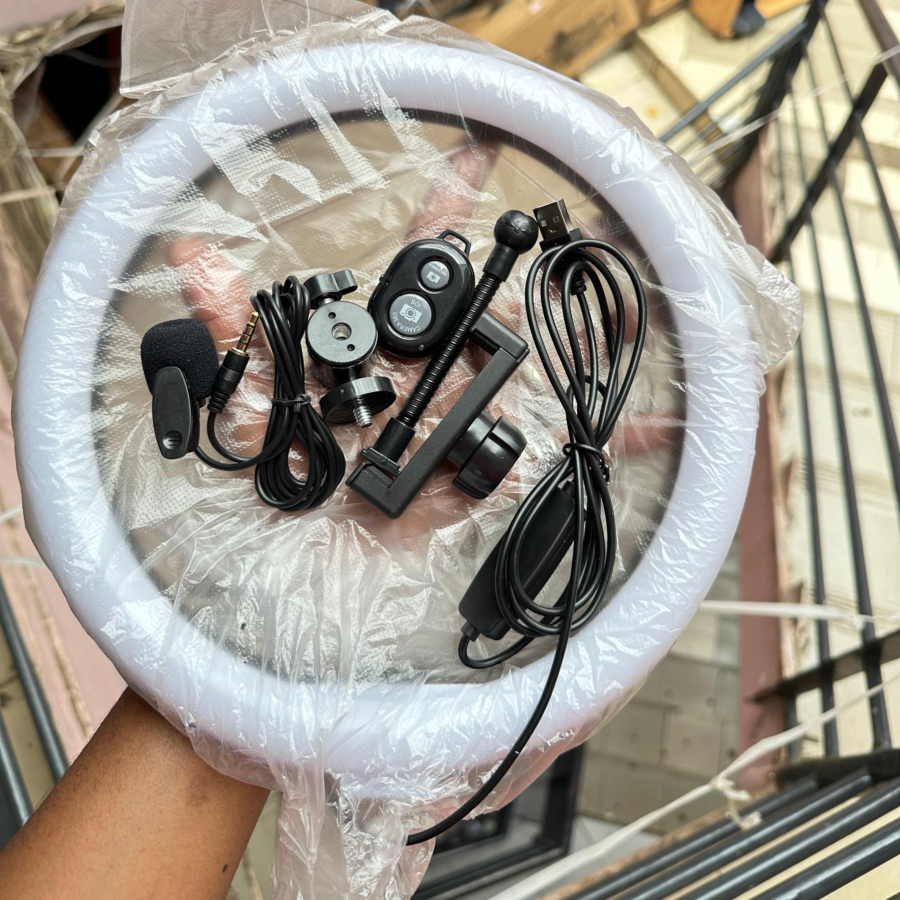 Full Set 10 Inch Ringlight with Mic image 2