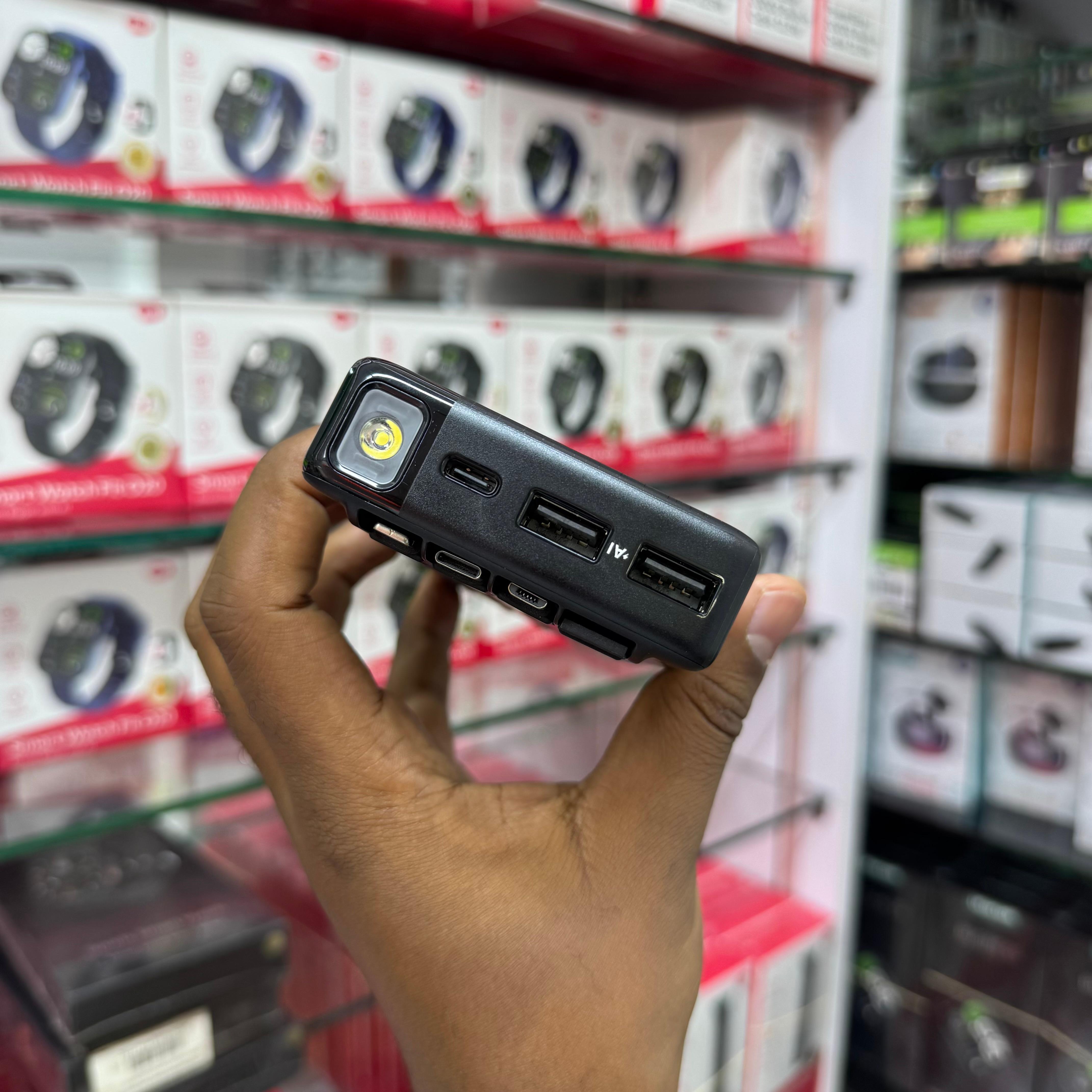 Itel PowerPulse I 20000mAh Powerbank with built in Cables image 4