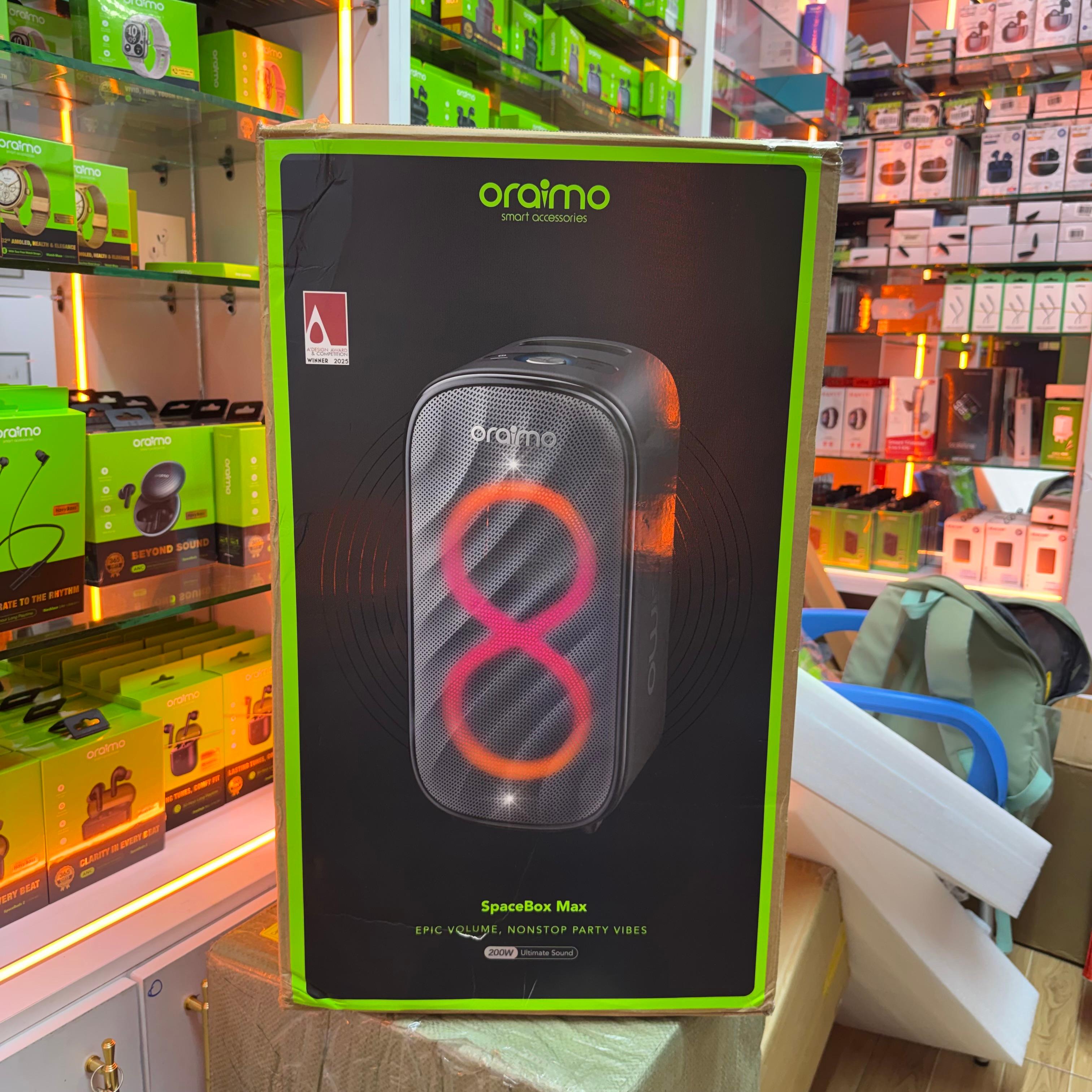 Oraimo Spacebox Max 200W Auracast Party Speaker