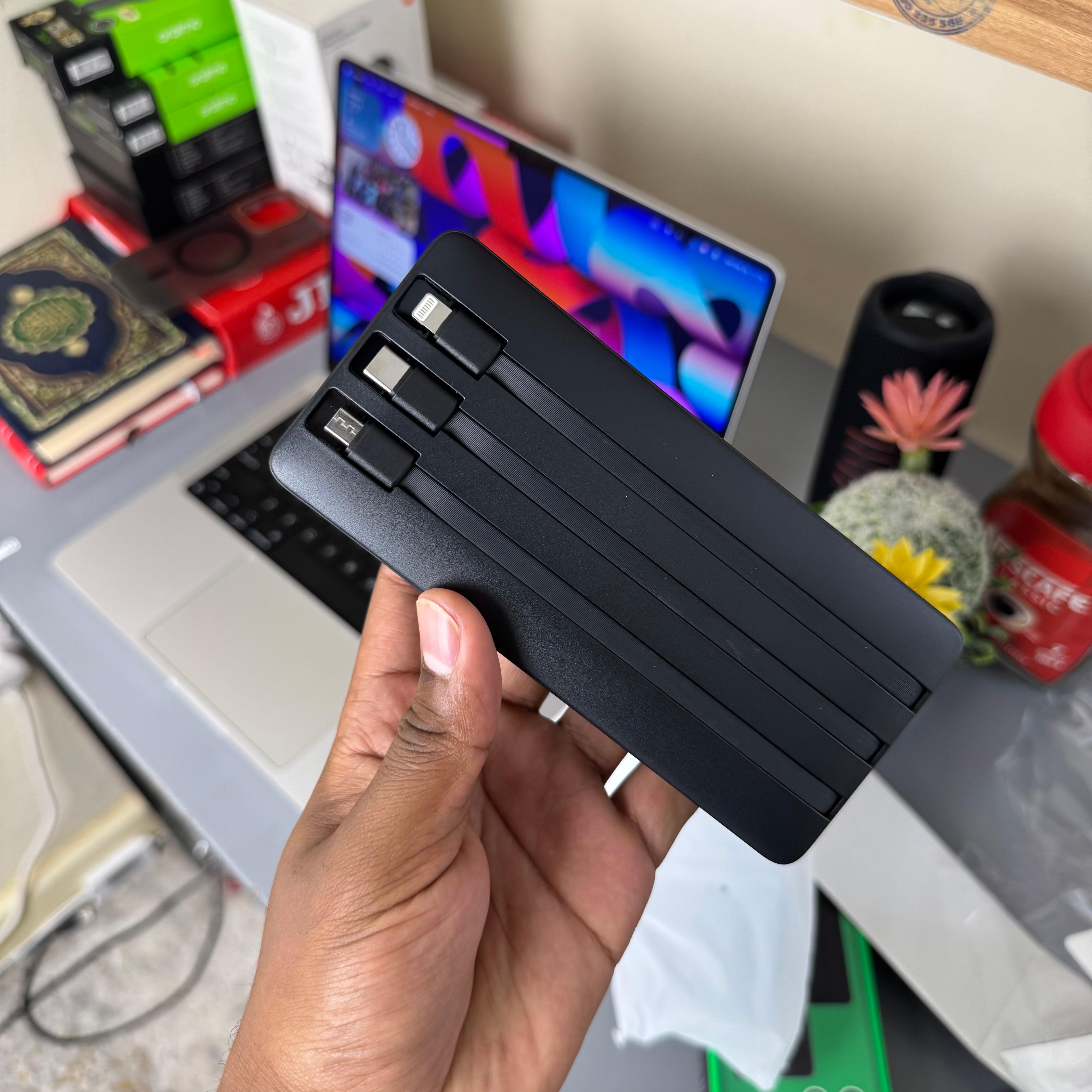 Infinix Xpower 20 Pro 20000mAh Powerbank with attached cables image 4