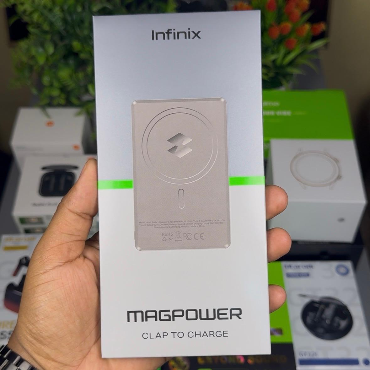 Infinix Slim Magpower 5000mAh Magnetic Wireless Powerbank image 4