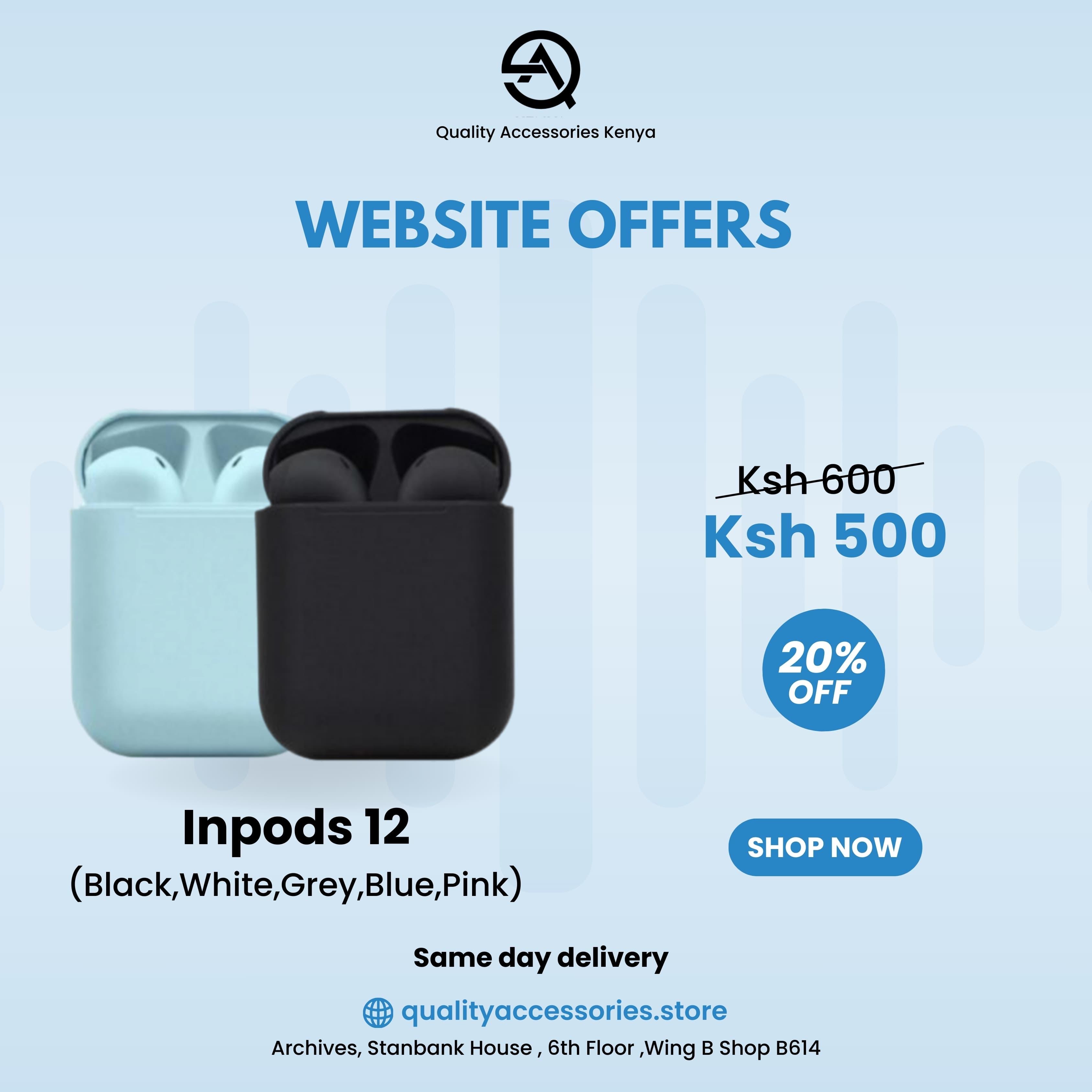 RichRipple Inpods 12 Bluetooth Airpods