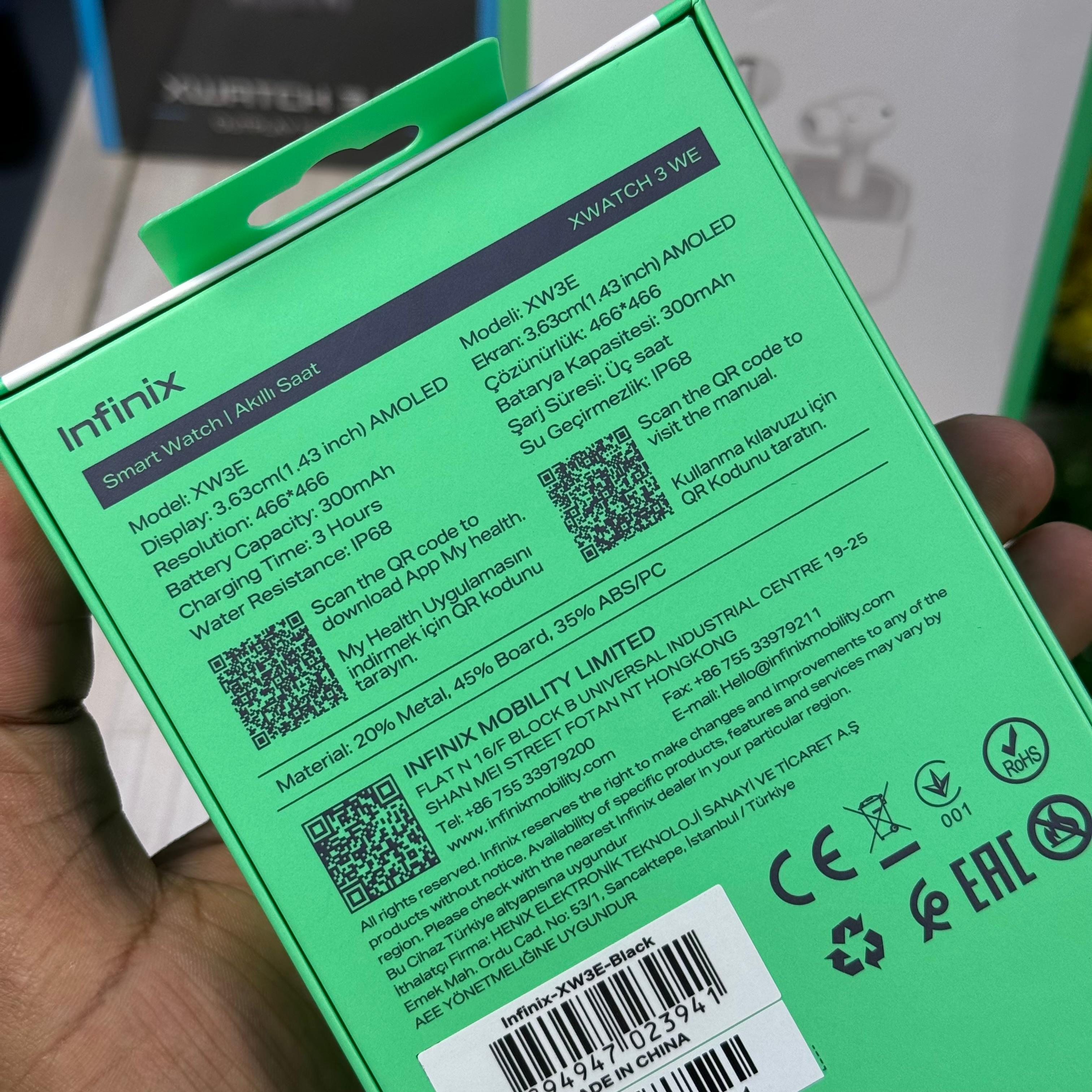 New Infinix XWatch 3WE Amoled Display Smartwatch image 5