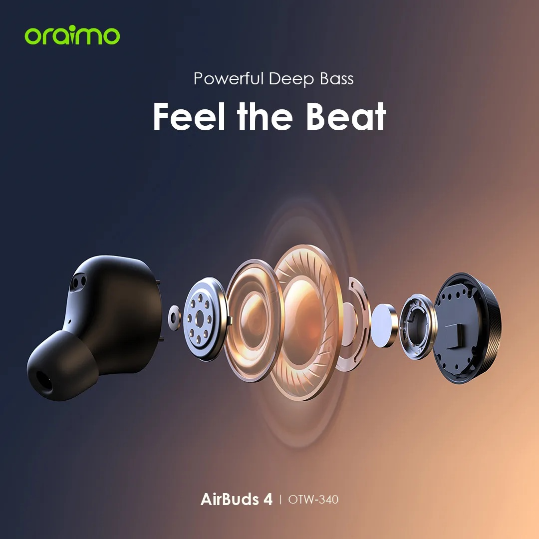 Oraimo AirBuds 4 ENC True Wireless Earbuds image 5