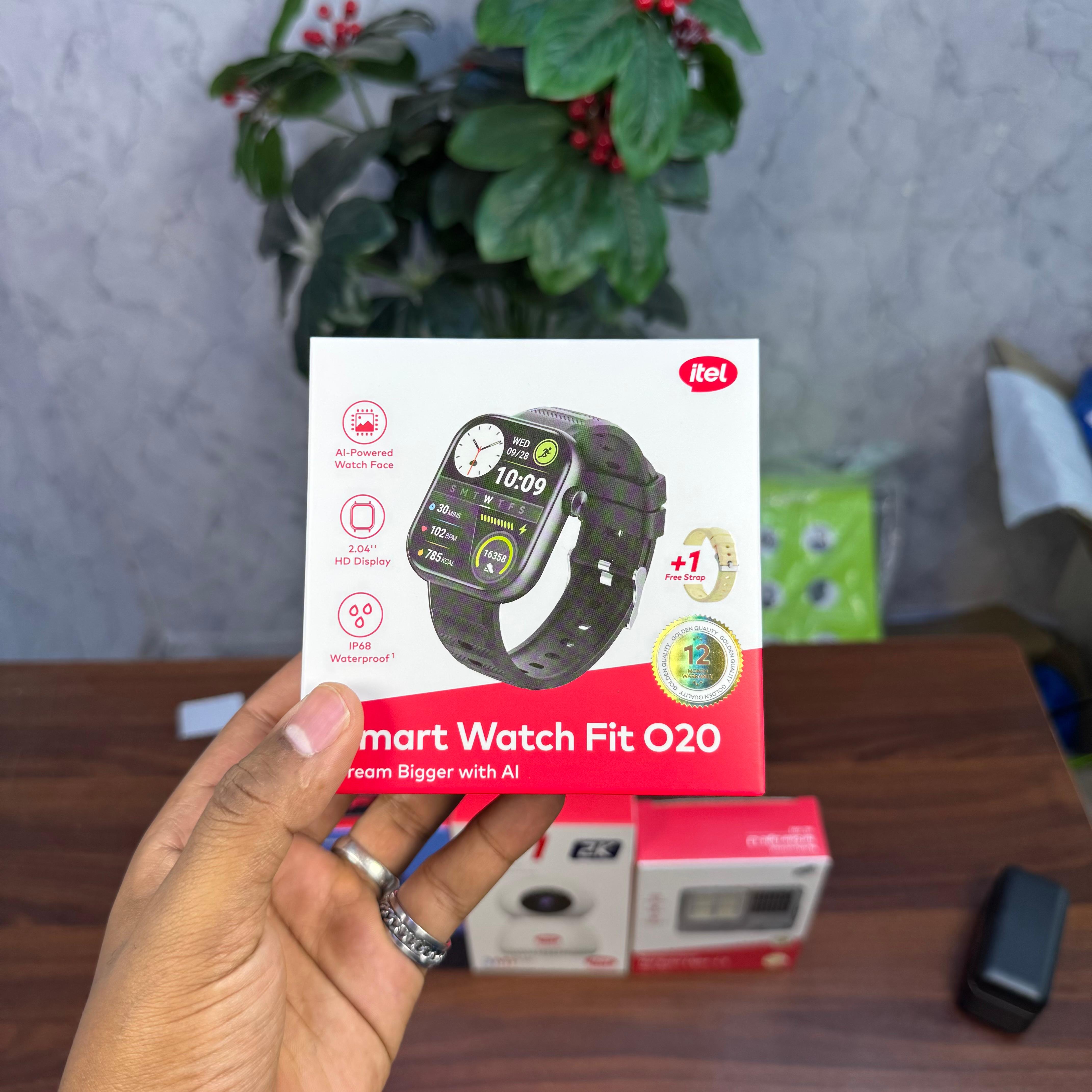 Itel 2 Straps Smartwatch. Fit 020 image 2