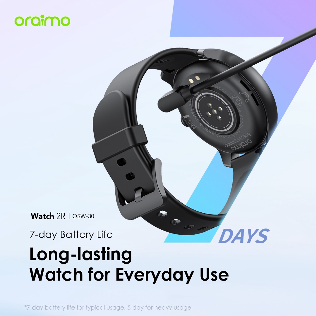 Oraimo Watch 2R 1.39" TFT IP68 Smart Watch image 3