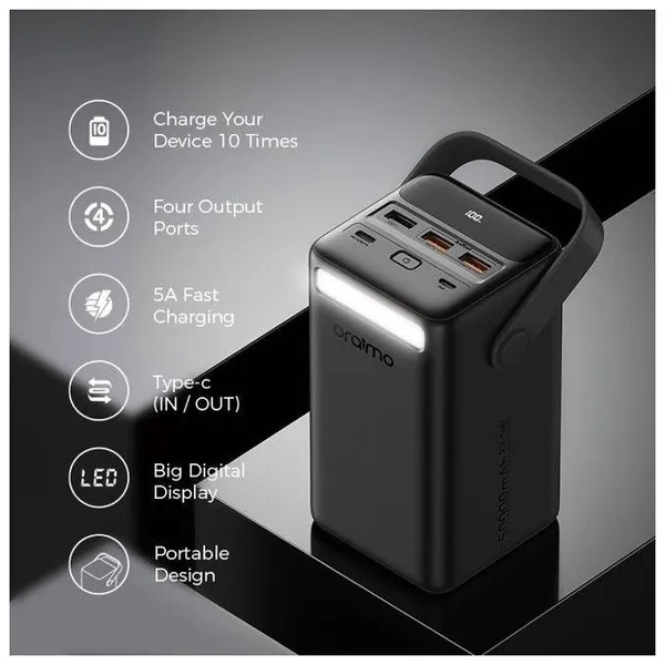 Oraimo PowerBox 500 50000mAh 22.5W Power Bank image 3