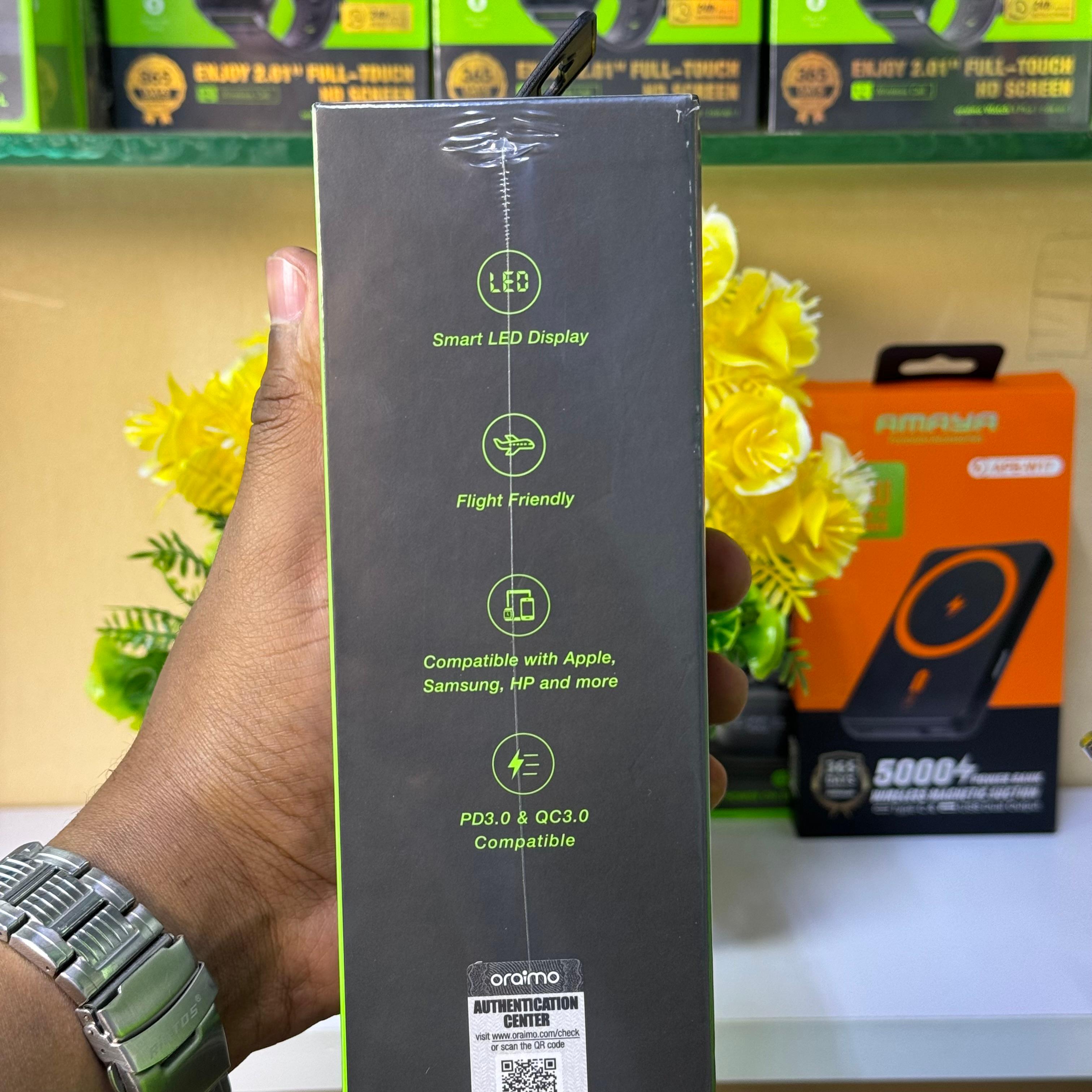 Oraimo Powerjet opb-727sq laptop and phone charging powerbank image 3