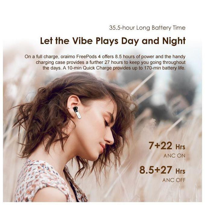 Oraimo FreePods 4 ANC True Wireless Earbuds image 14