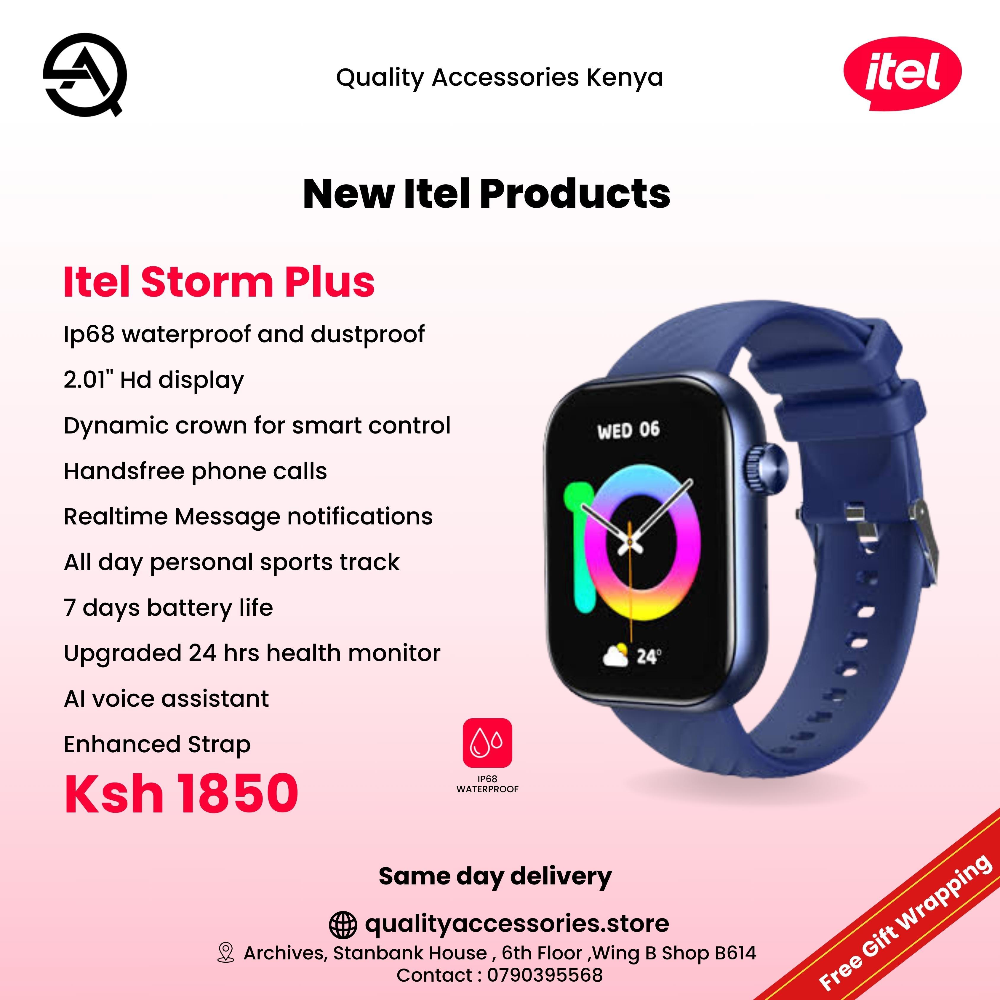 Itel Storm Plus affordable original smartwatch image 2