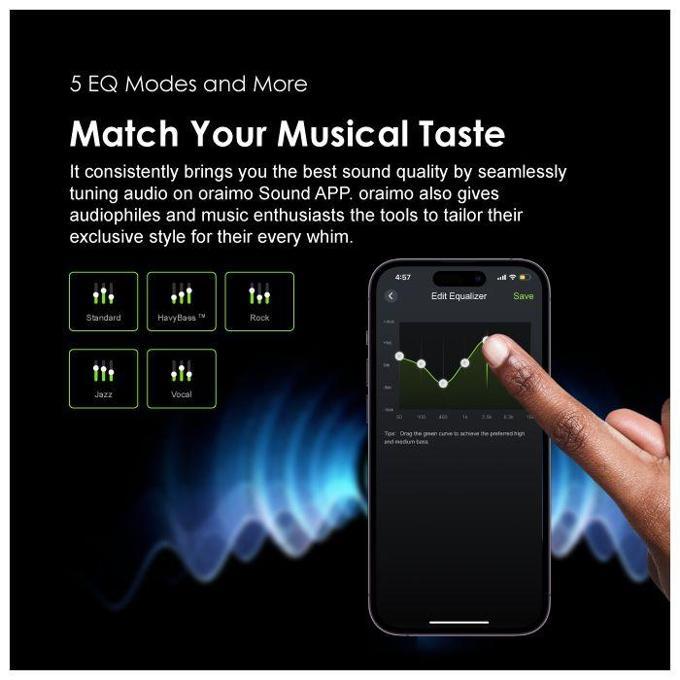 Oraimo FreePods 4 ANC True Wireless Earbuds image 4