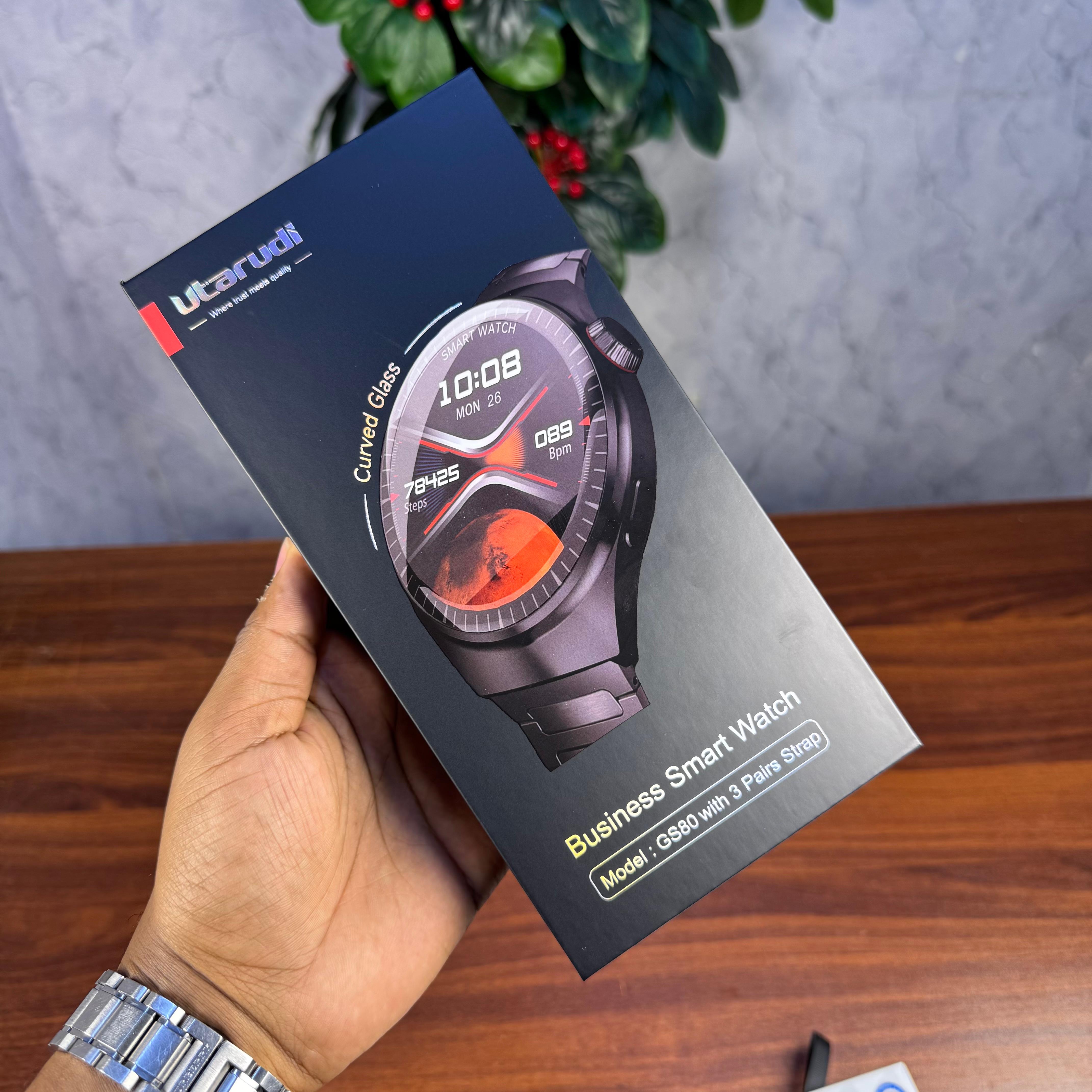 Utarudi Gs80 3 Straps Ip67 Business Smartwatch image 4
