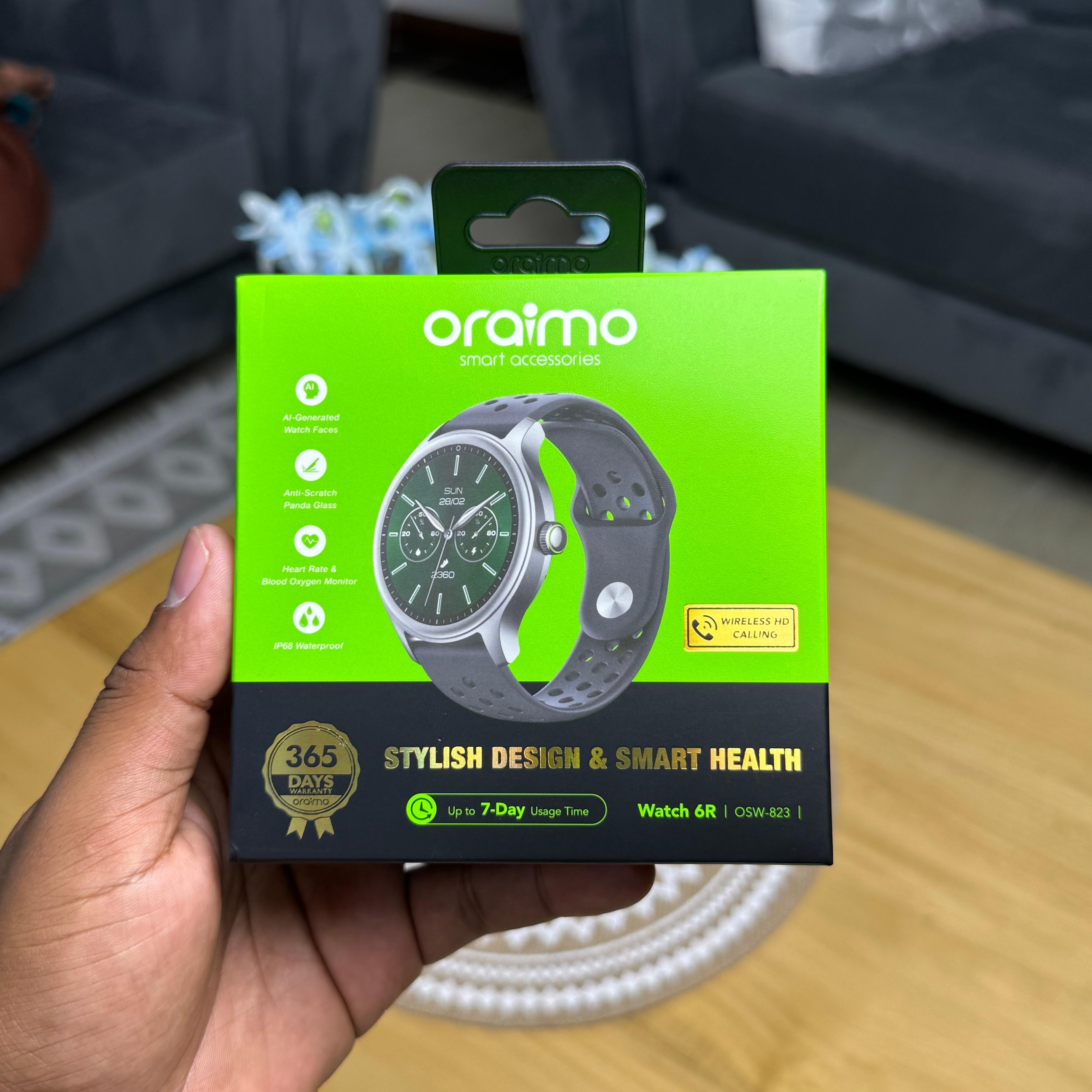 Oraimo Watch 6R Round Display Smartwatch image 9