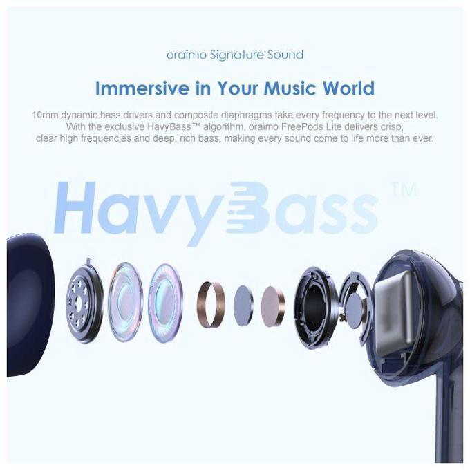 oraimo FreePods Lite ENC True Wireless Earbuds image 7