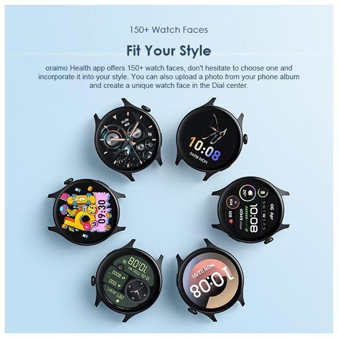 Oraimo Watch ER 1.43'' AMOLED IP68 Smart Watch image 2