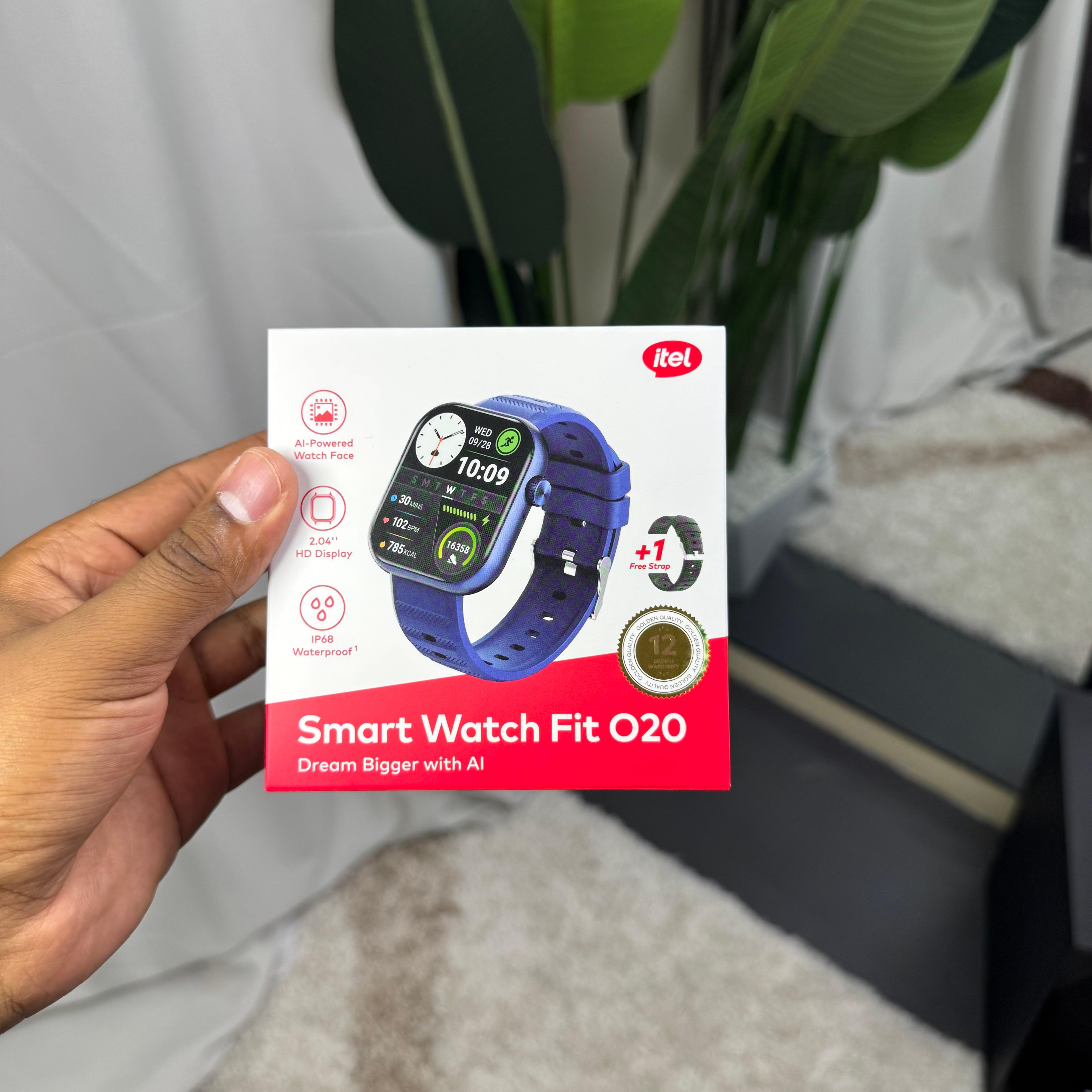 Itel 2 Straps Smartwatch. Fit 020 image 3