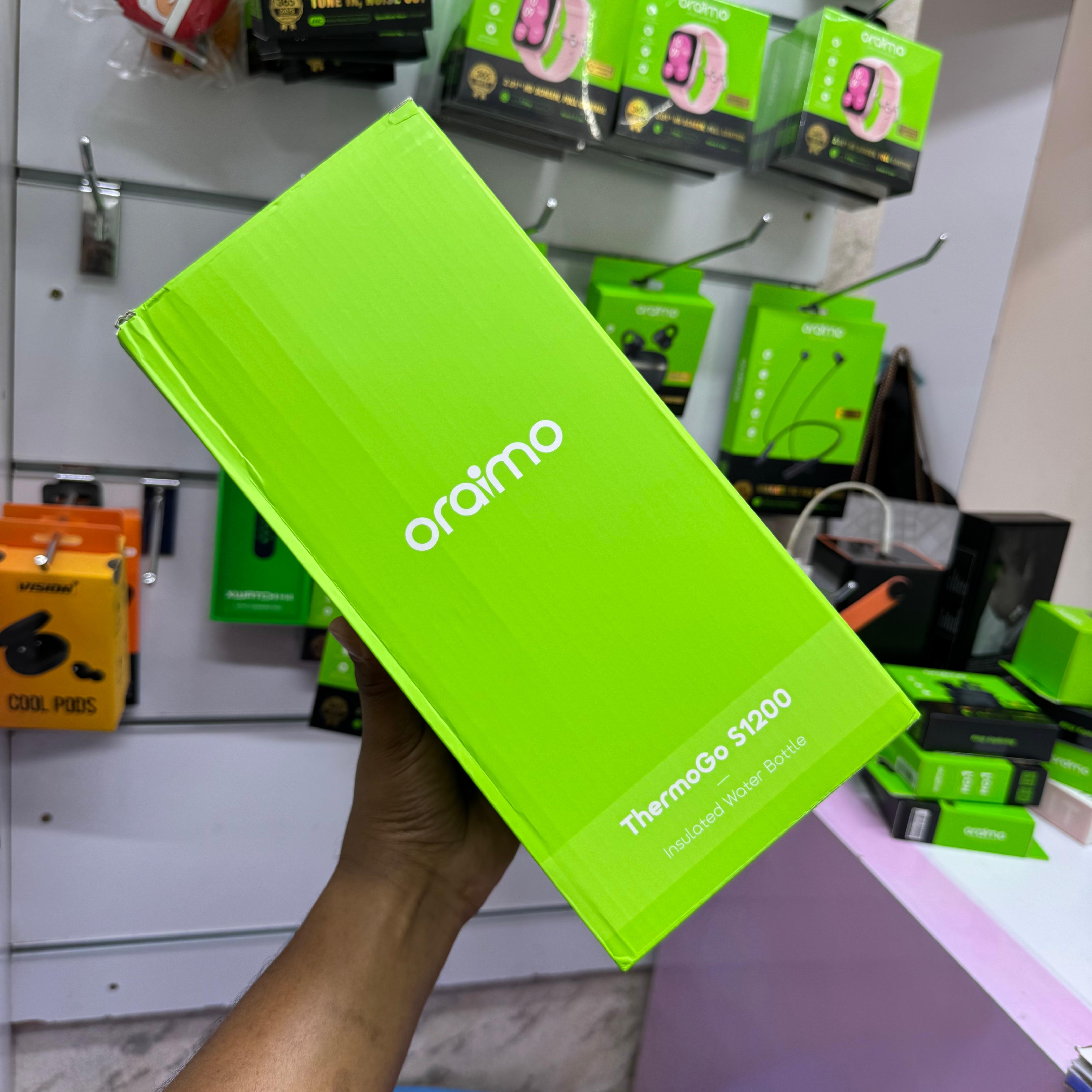 Oraimo ThermoGo S1200 1.2L Extra Large Insulated Water Bottle image 6