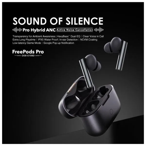 Oraimo FreePods Pro with Active Noise Cancellation image 2