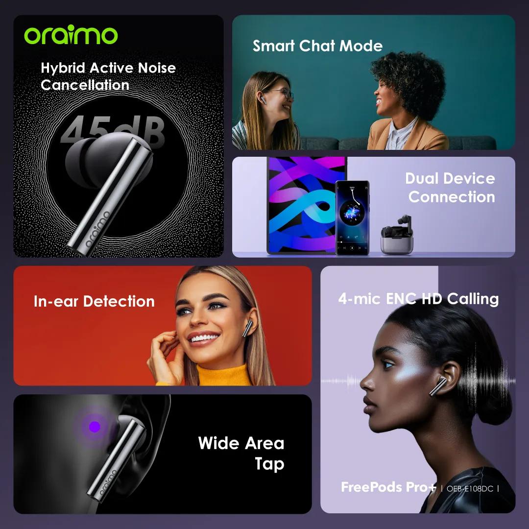 Oraimo FreePods Pro Plus with ANC image 4