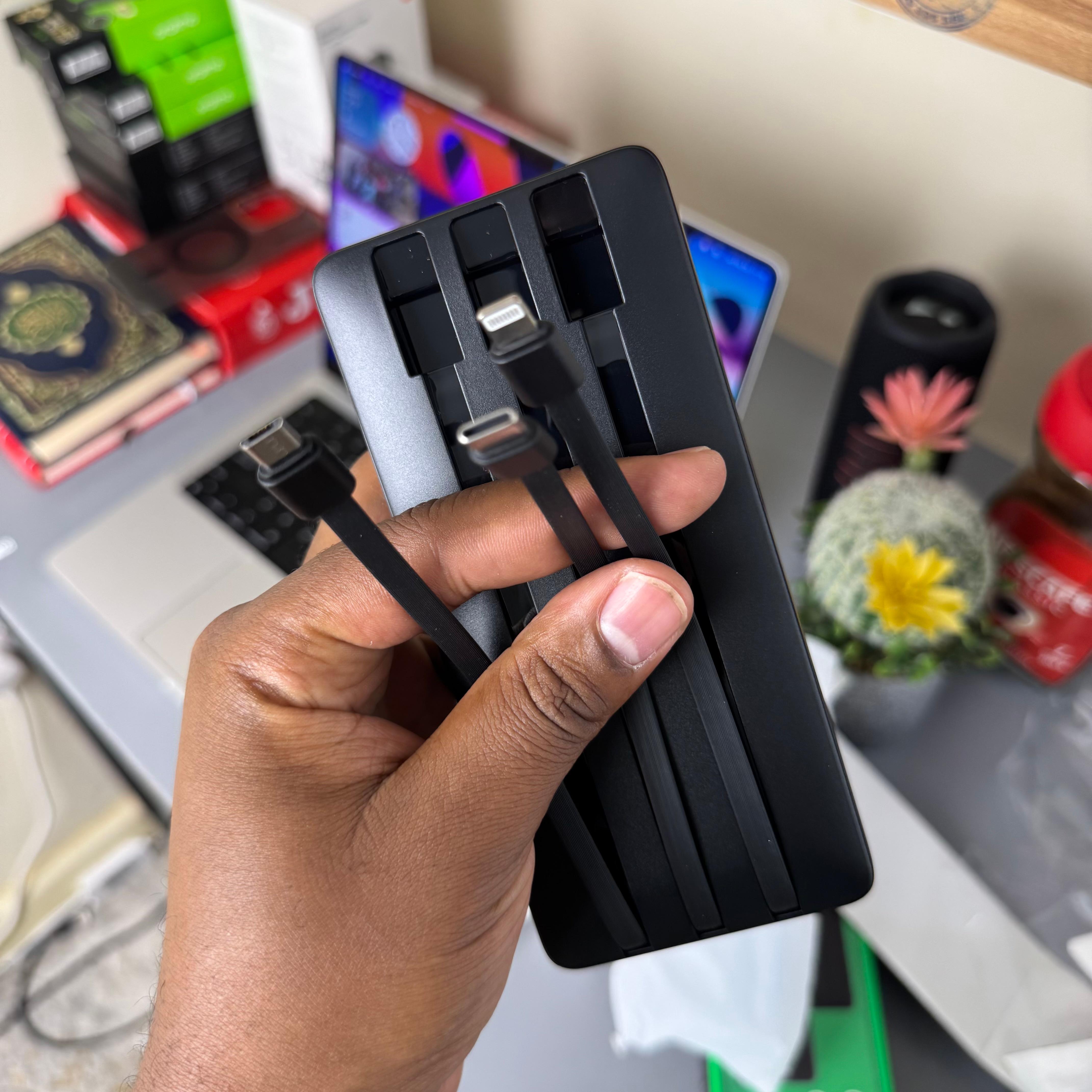 Infinix Xpower 20 Pro 20000mAh Powerbank with attached cables image 2