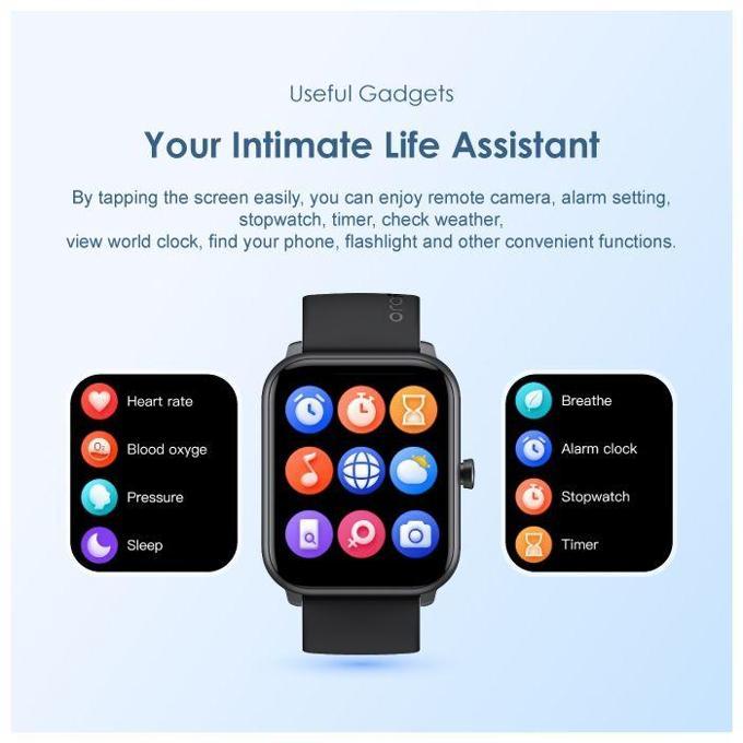 Oraimo Watch 3 Pro 1.83'' LCD IP68 Smart Watch image 9