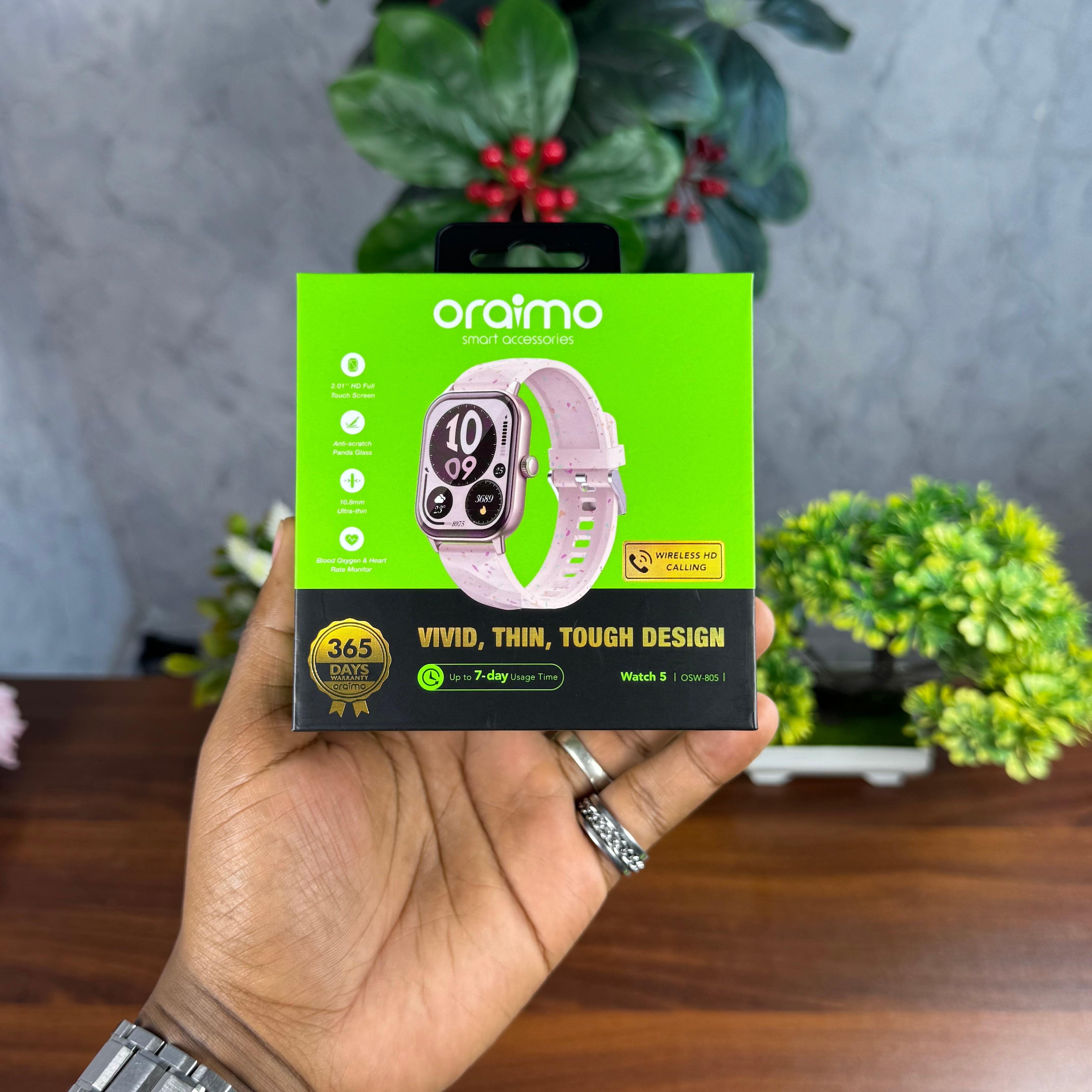 Oraimo Watch 5 Ladies Version 2.01 Display Cream image 5