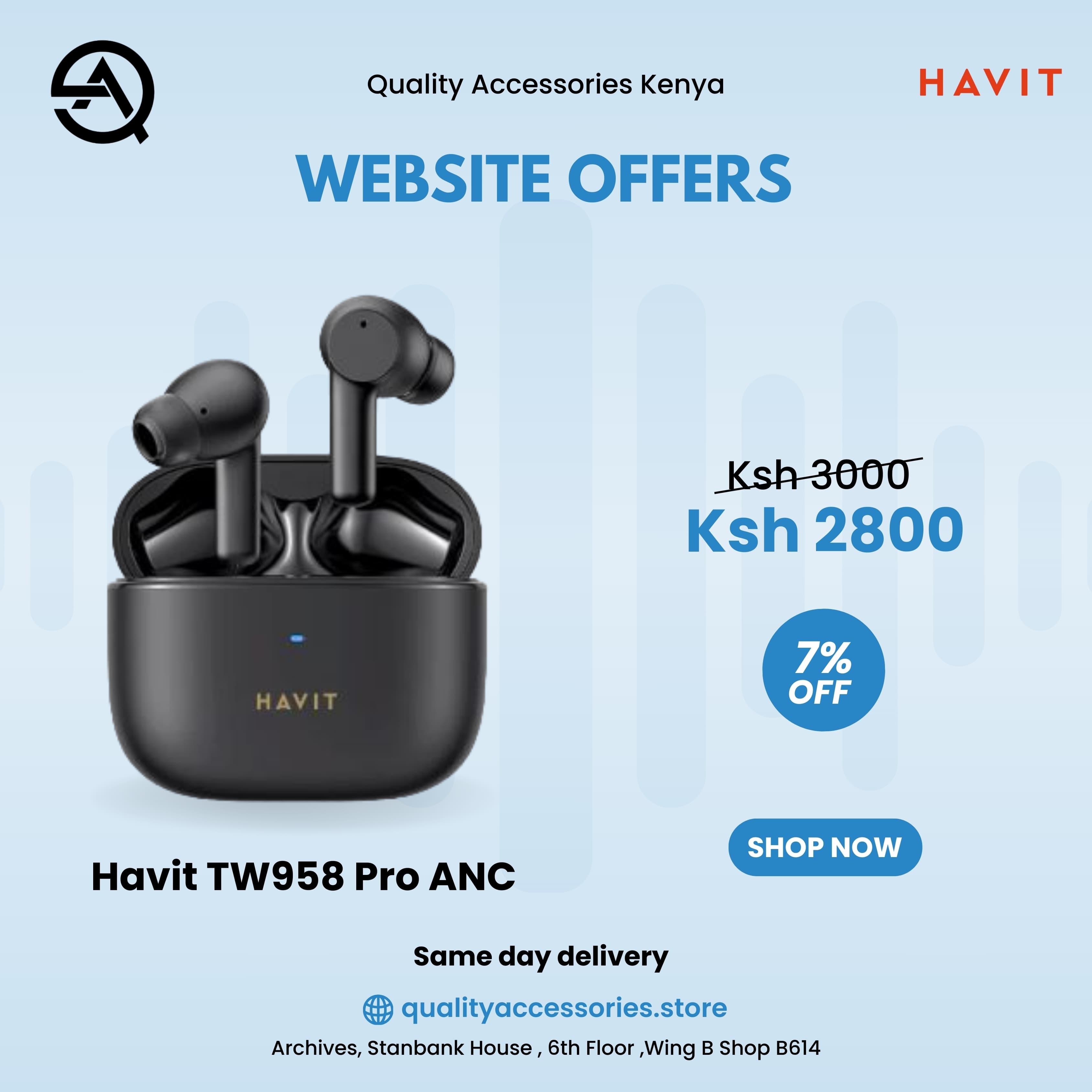 Havit Tw958 Pro Anc Pods