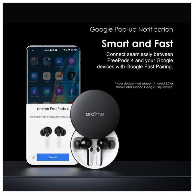 Oraimo FreePods 4 ANC True Wireless Earbuds image 3