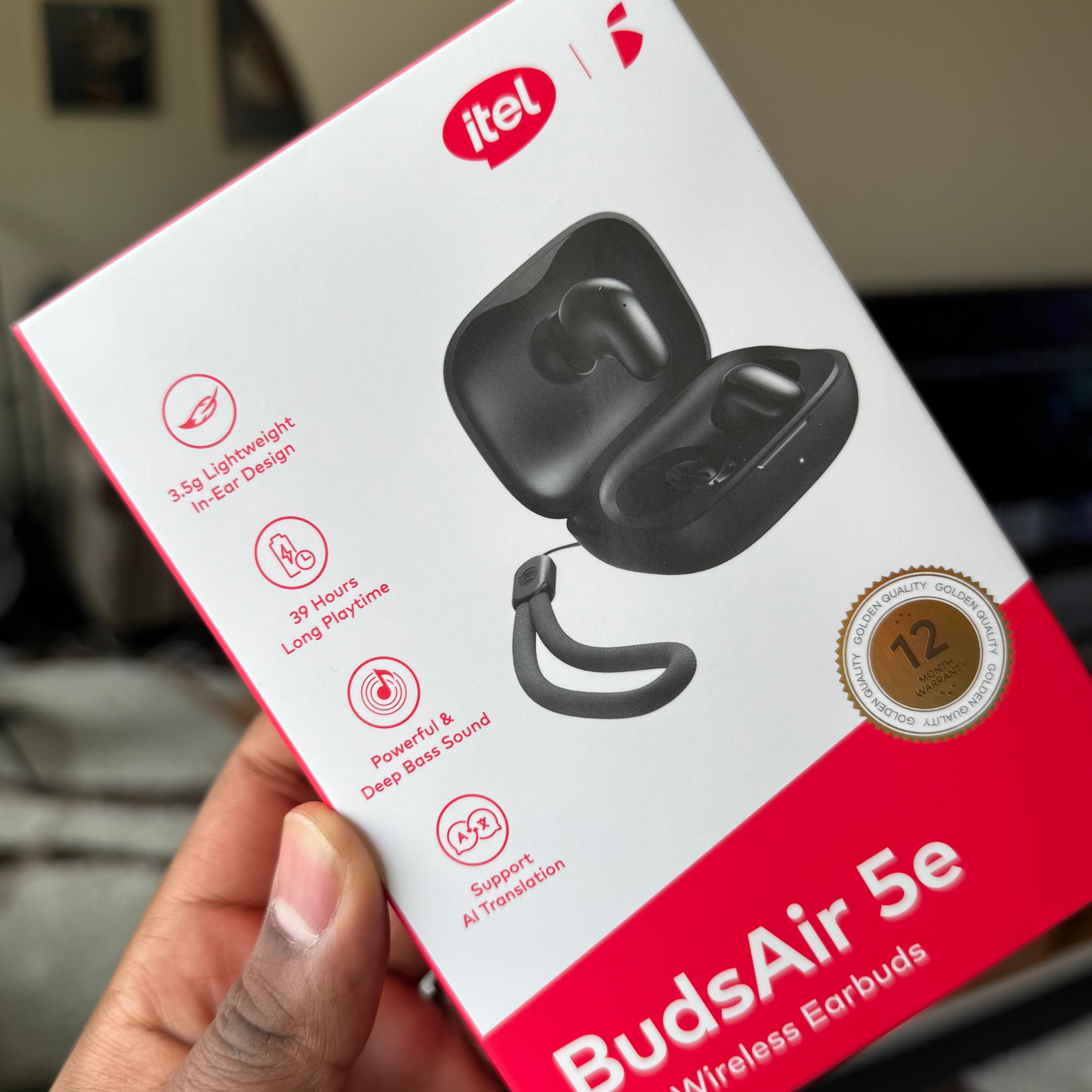 Itel BudsAir 5e Small Earbuds with carrying Lanyard image 7
