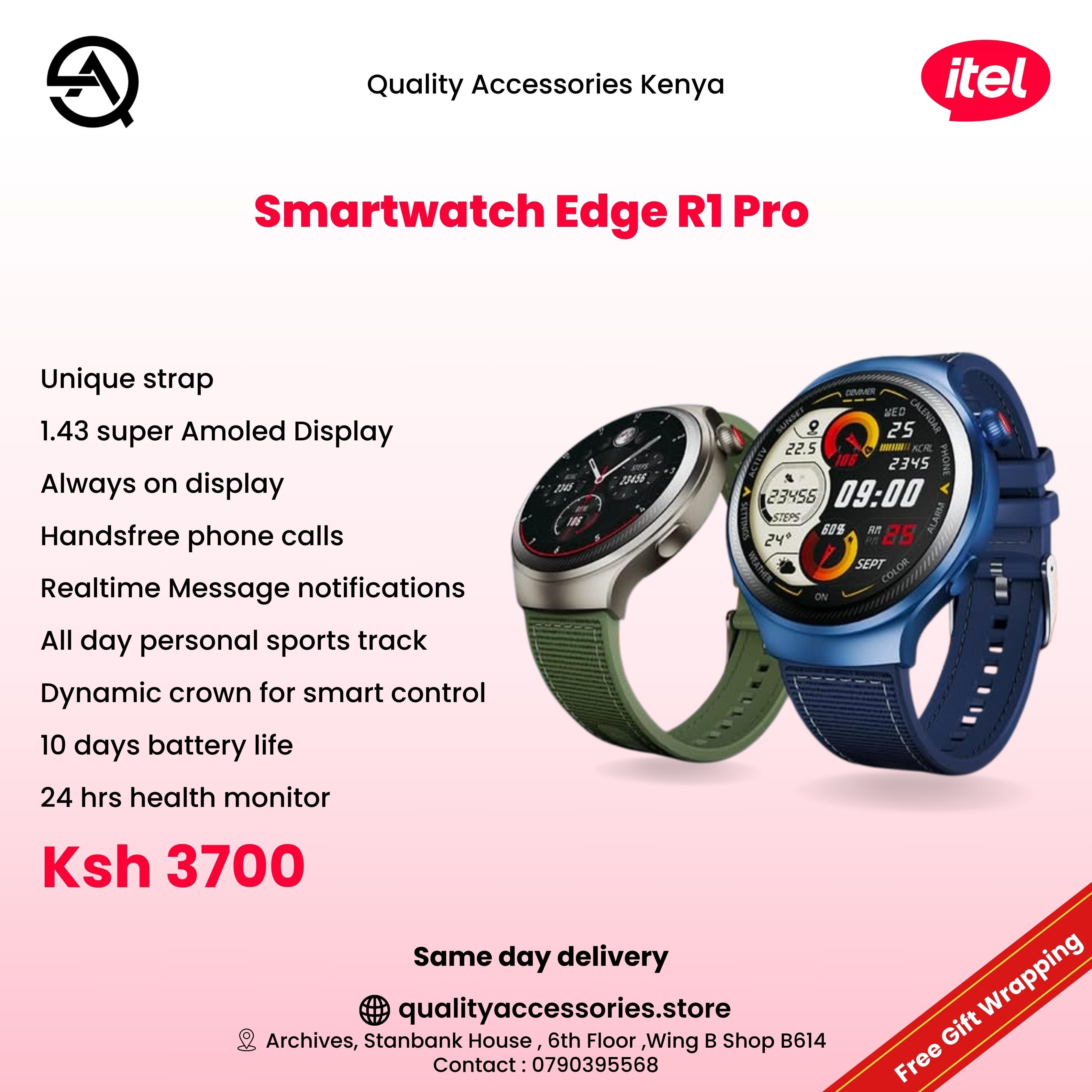 Itel Smartwatch Edge R1 Pro image 2
