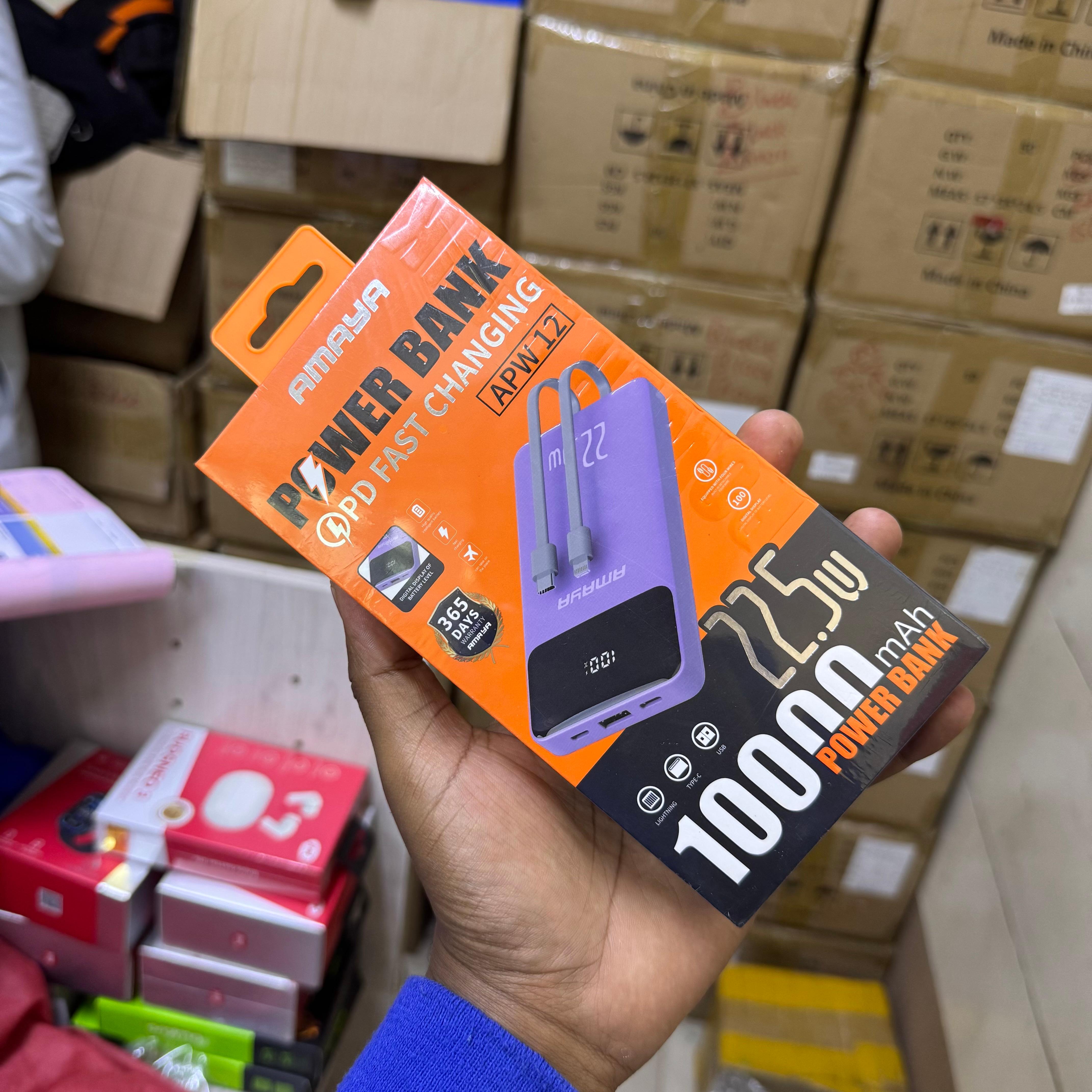 Amaya 10000mAh 22.5W Powerbank with Cables image 5