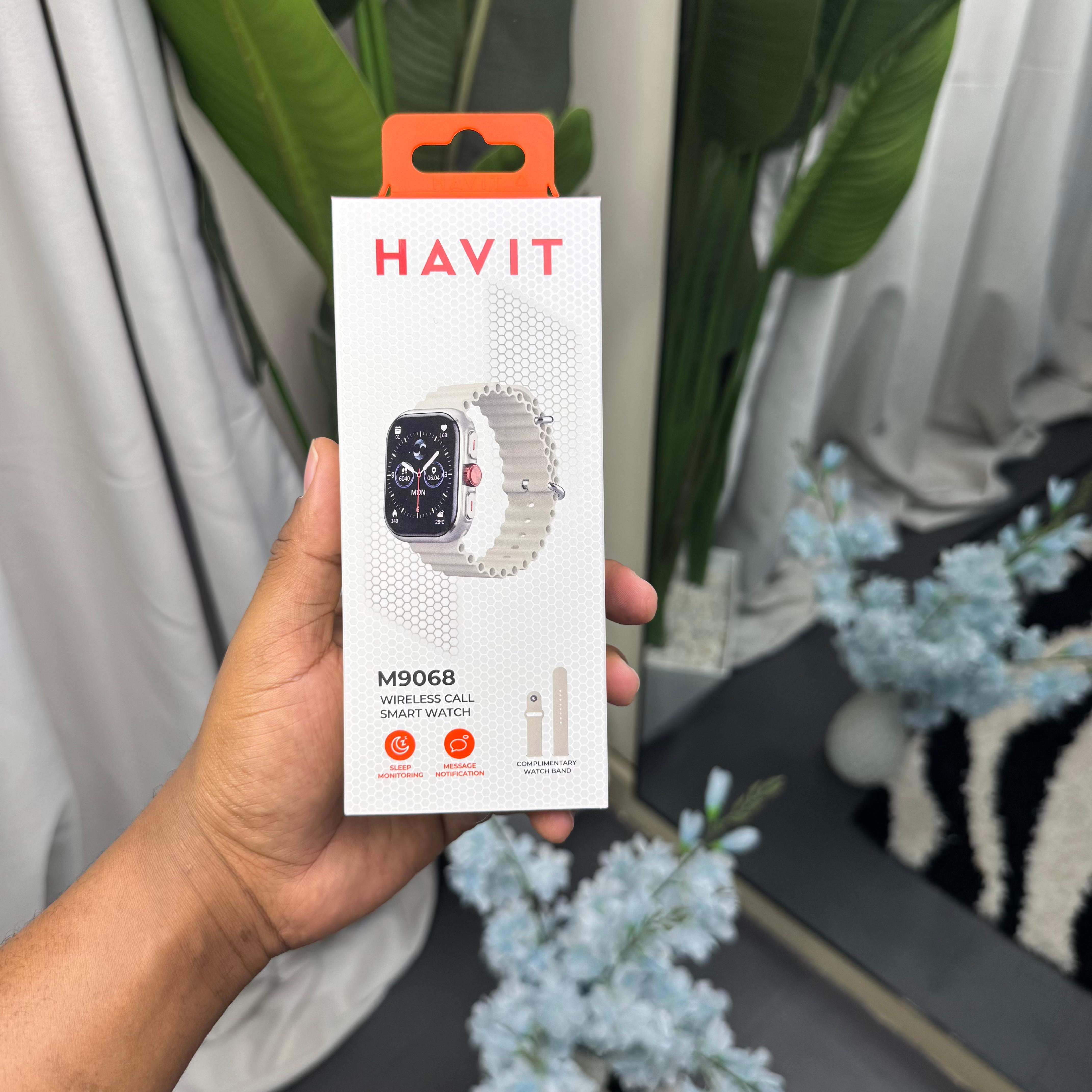 Havit M9068 Classic Men’s Hd Amoled Display Smartwatch image 6