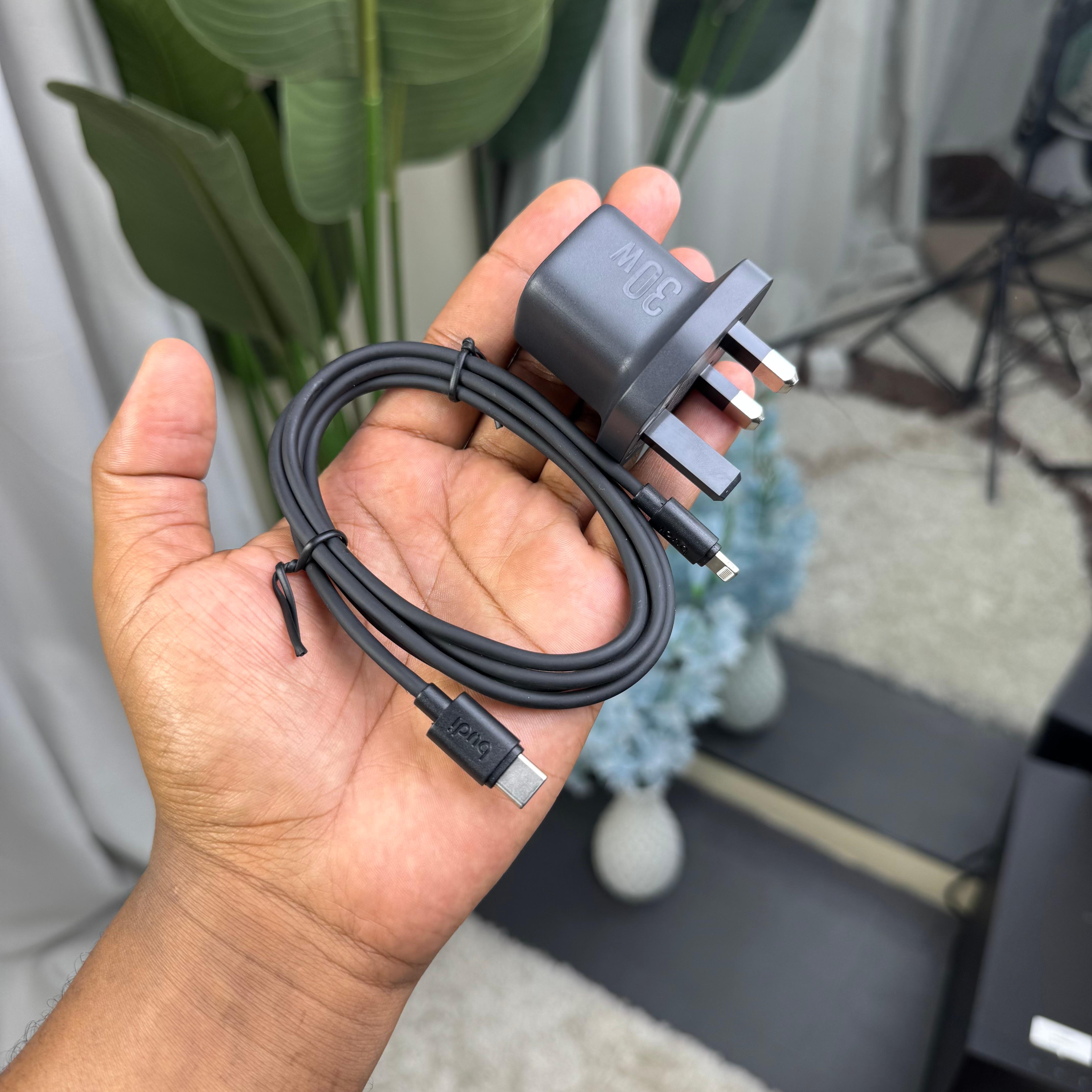 Full iPhone Charger Set (Anker 30W Charger + Budi 35W iPhone cable) image 3