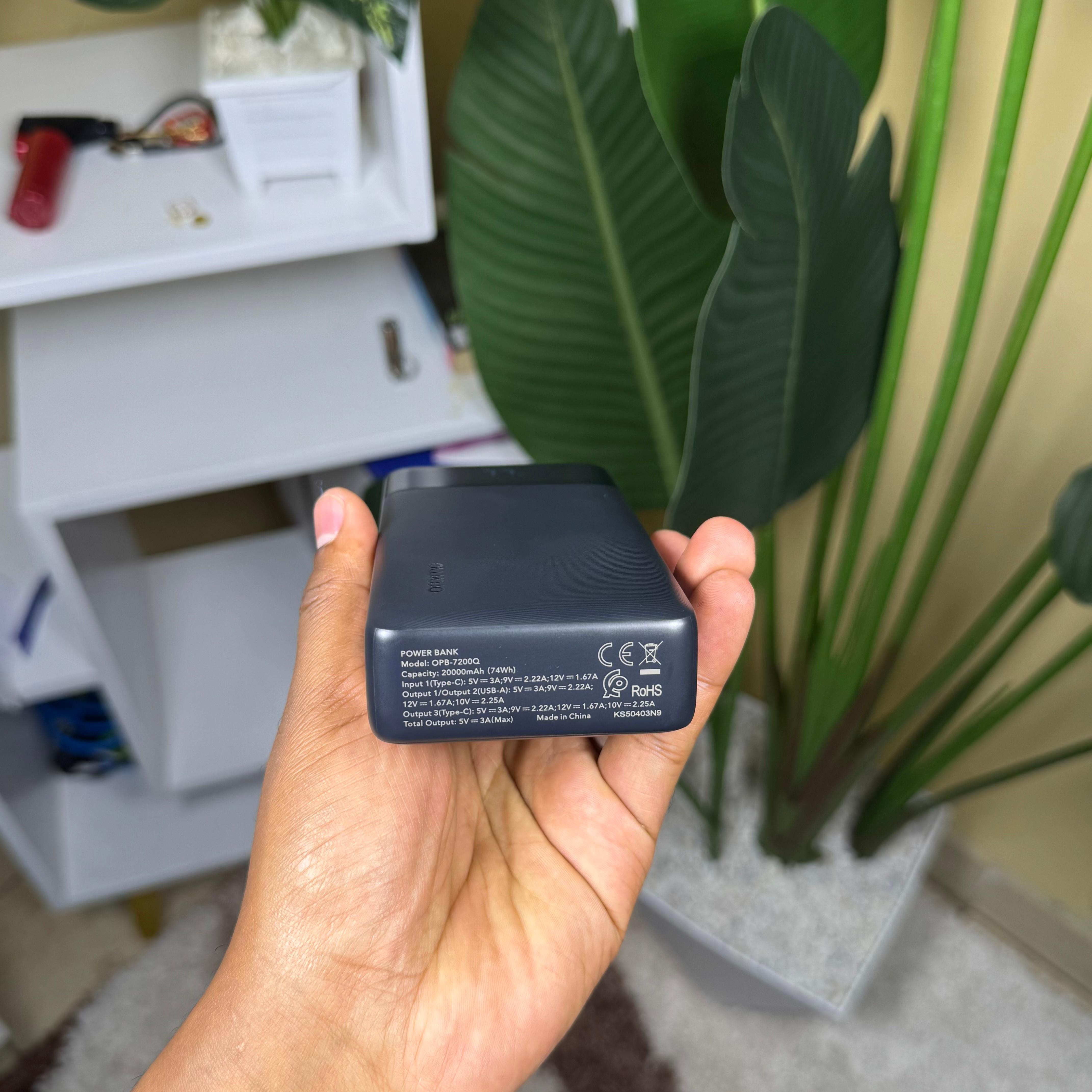 Oraimo PowerNova Q21 20000mAh 22.5W Fast Charging Powerbank image 4