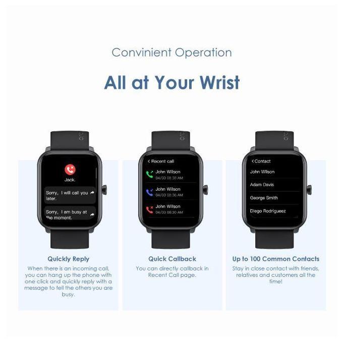 Oraimo Watch 3 Pro 1.83'' LCD IP68 Smart Watch image 12