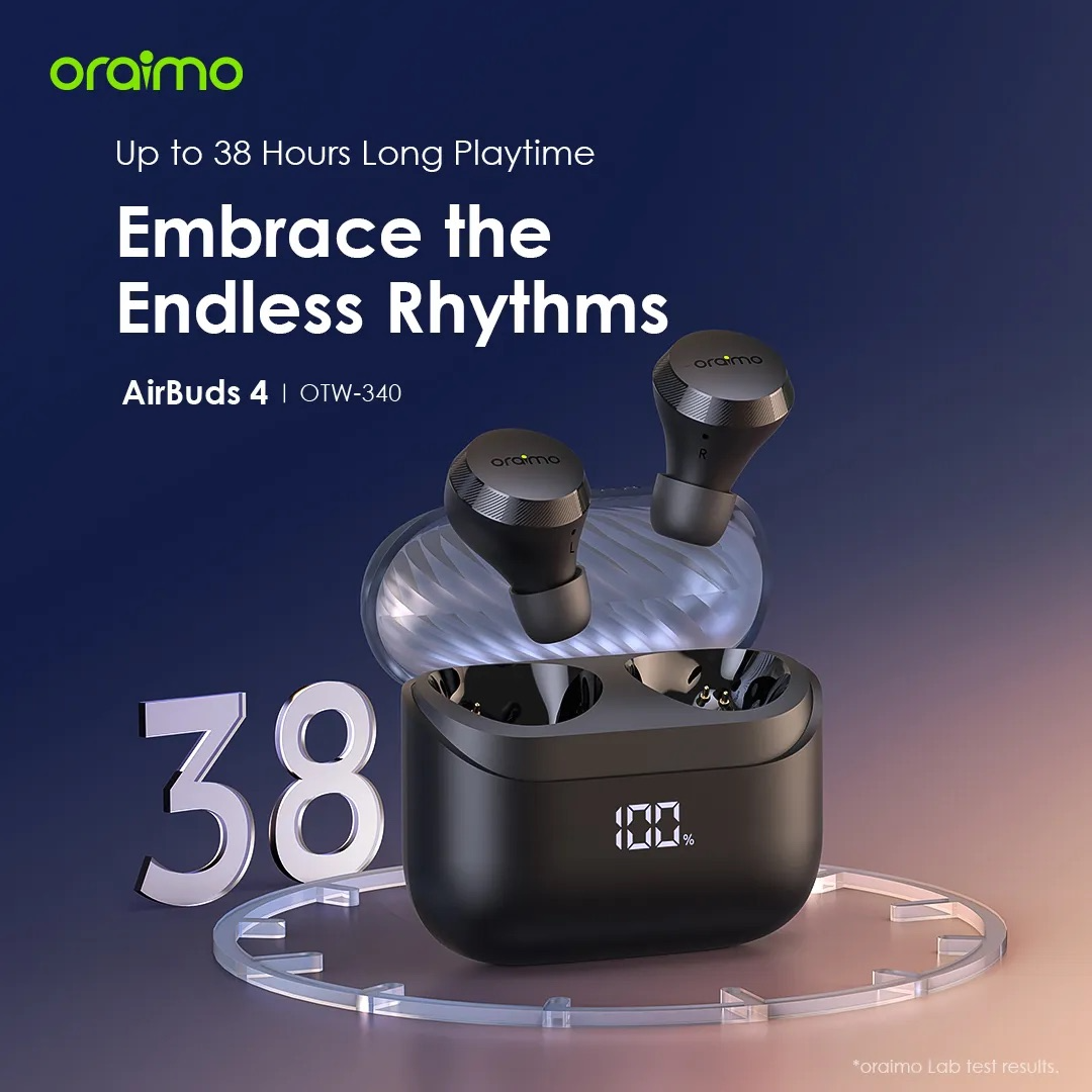 Oraimo AirBuds 4 ENC True Wireless Earbuds image 6
