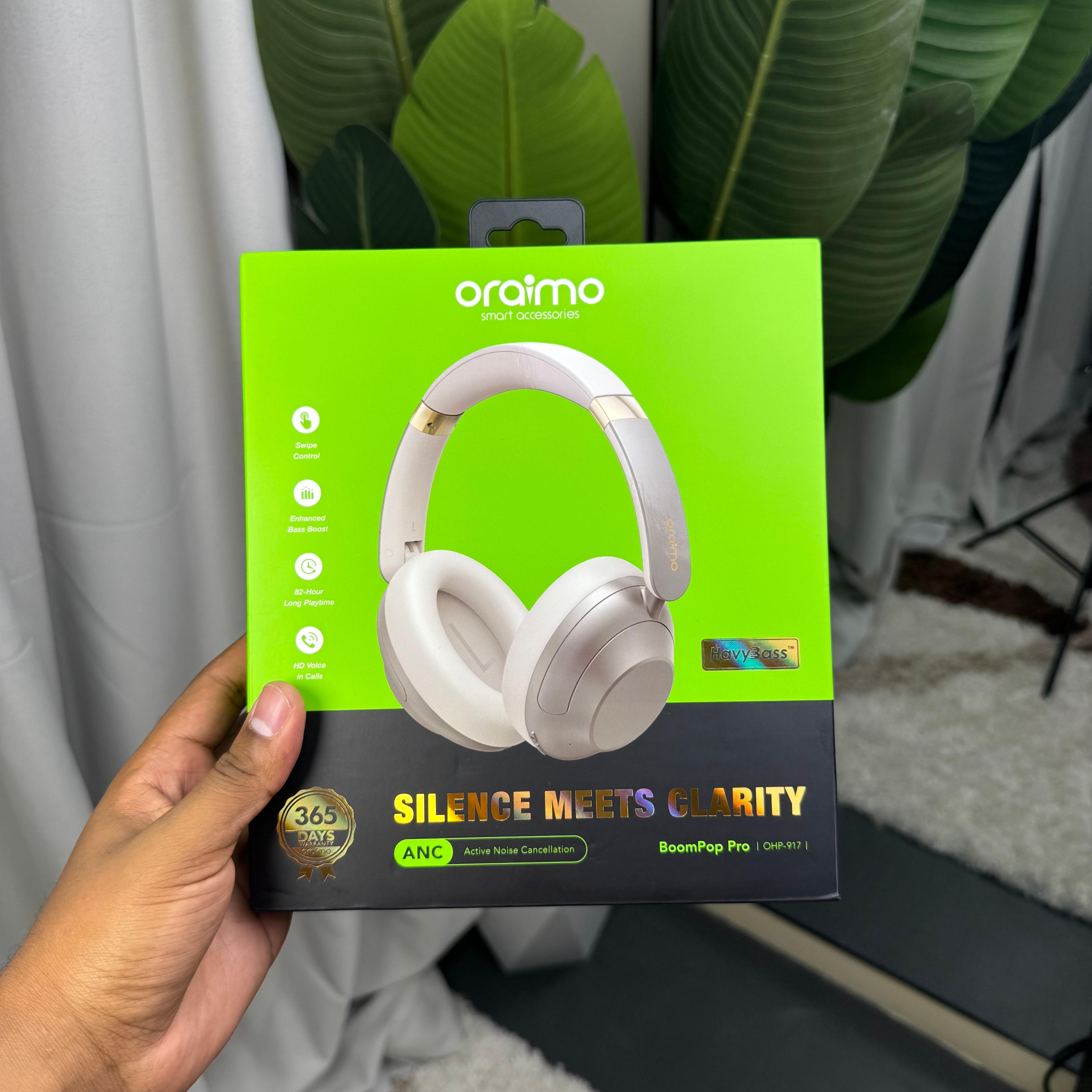 Oraimo Boompop Pro Headphones with Hybrid Active Noise Cancellation image 5