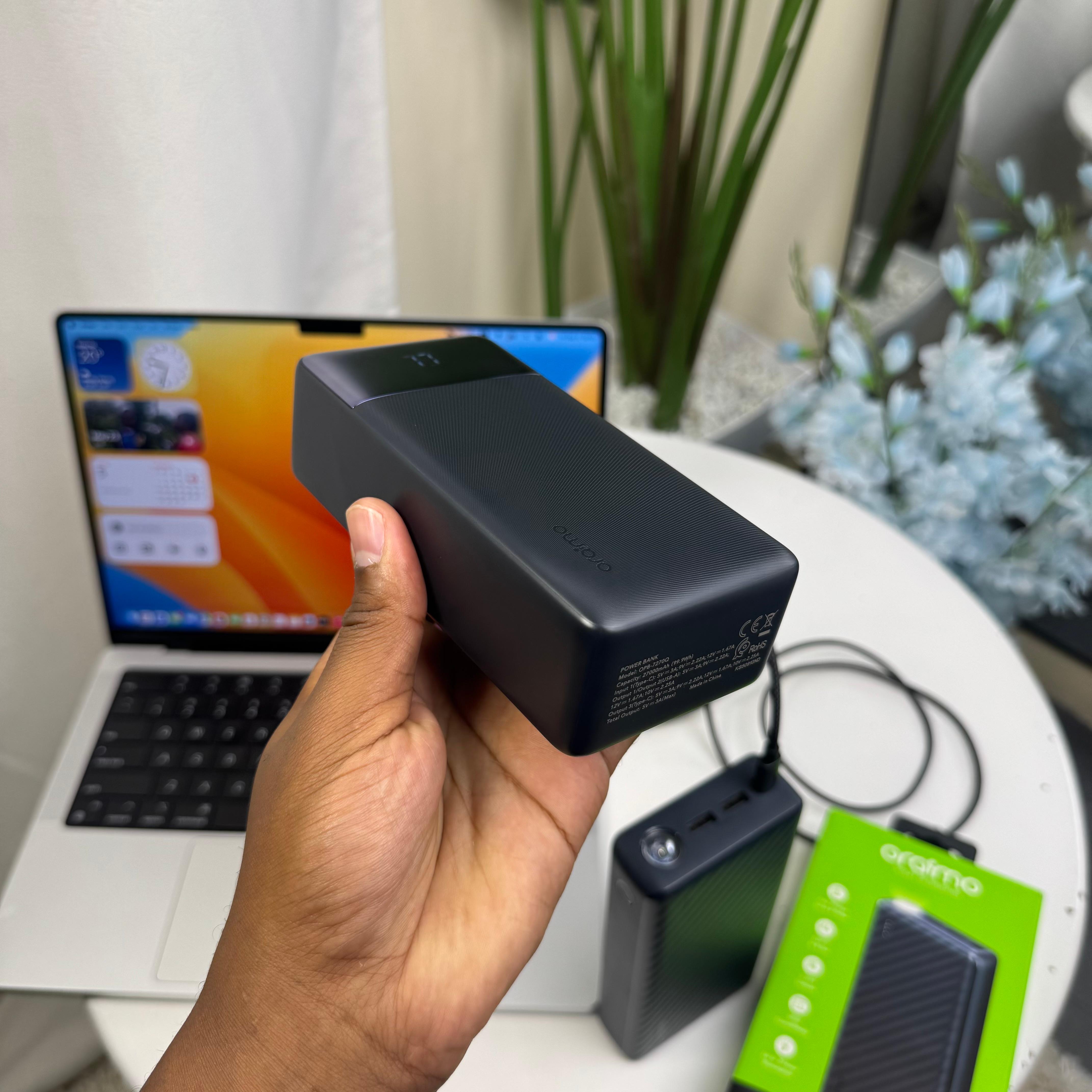 Oraimo PowerNova QF1 27000mAh 22.5W Fast Charging Powerbank image 2