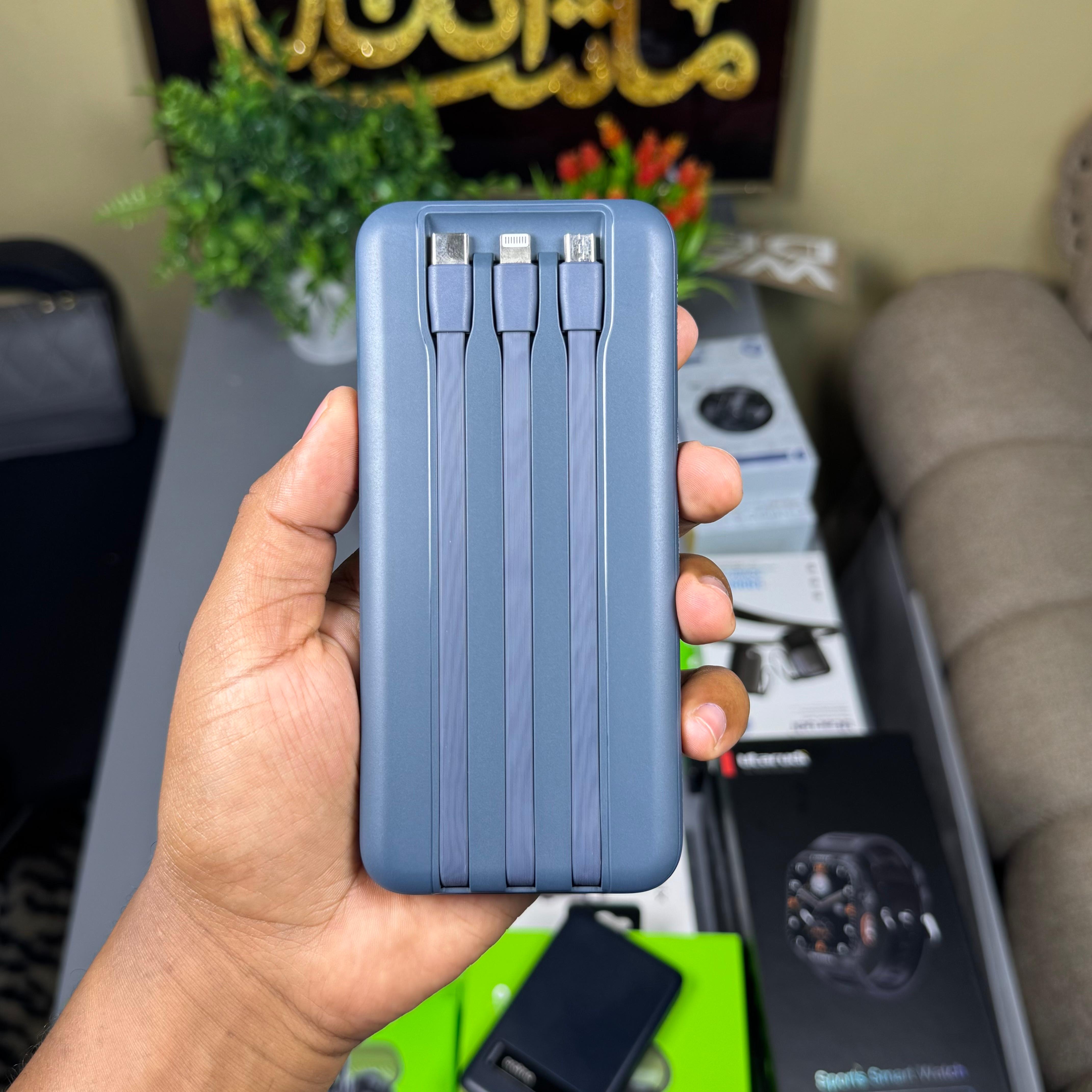 Oraimo Slice Link Pro 10000mAh 22.5W Powerbank with Charging cables image 3