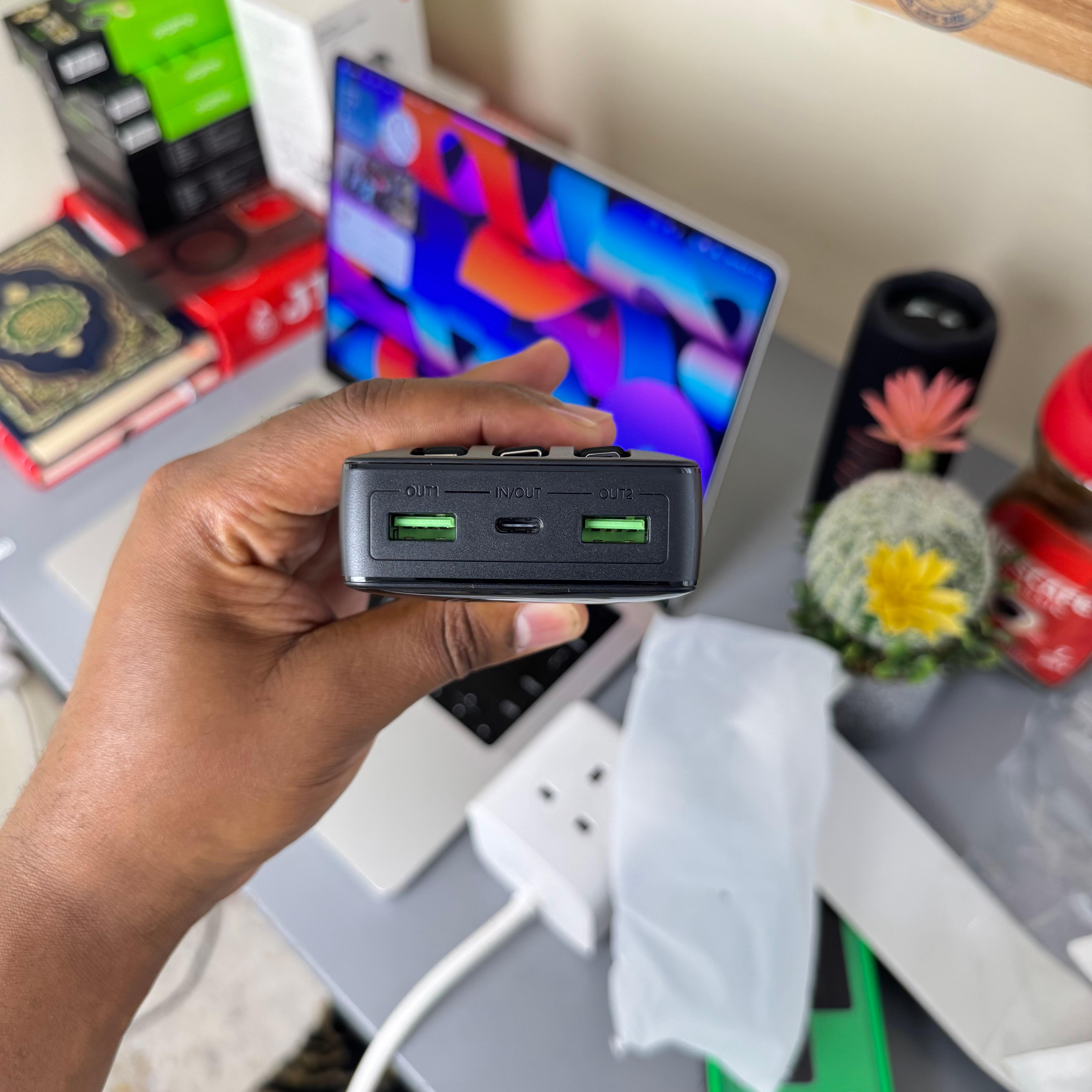 Infinix Xpower 20 Pro 20000mAh Powerbank with attached cables image 3