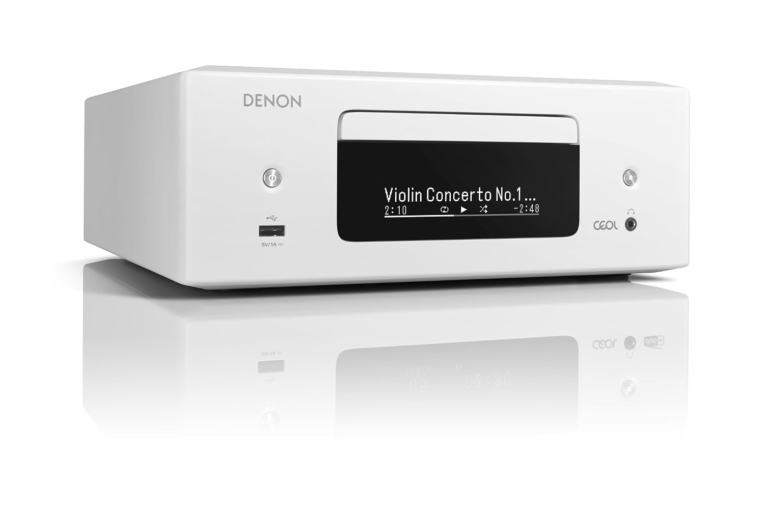 Denon RCD-N12DAB Compact Hi-Fi System with Amplifier (RCDN12DABWTE2)