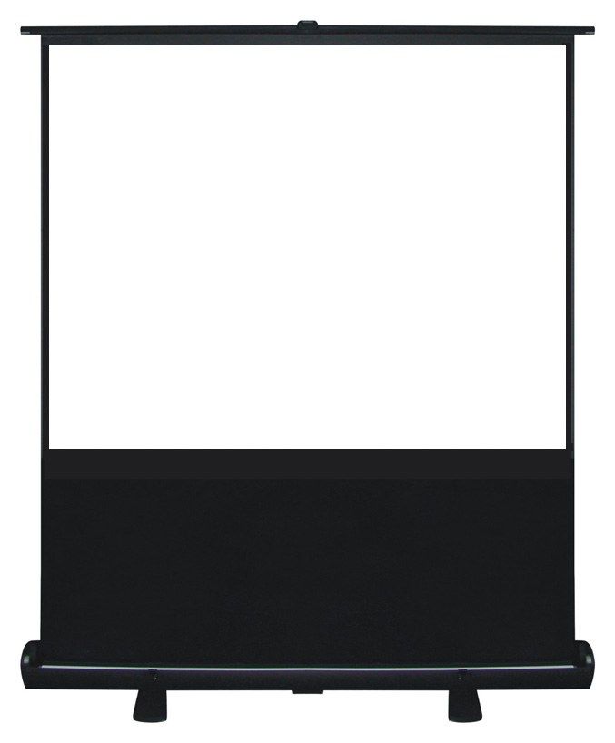 QMJM Manual Floor Pull-Up Screen 100″
