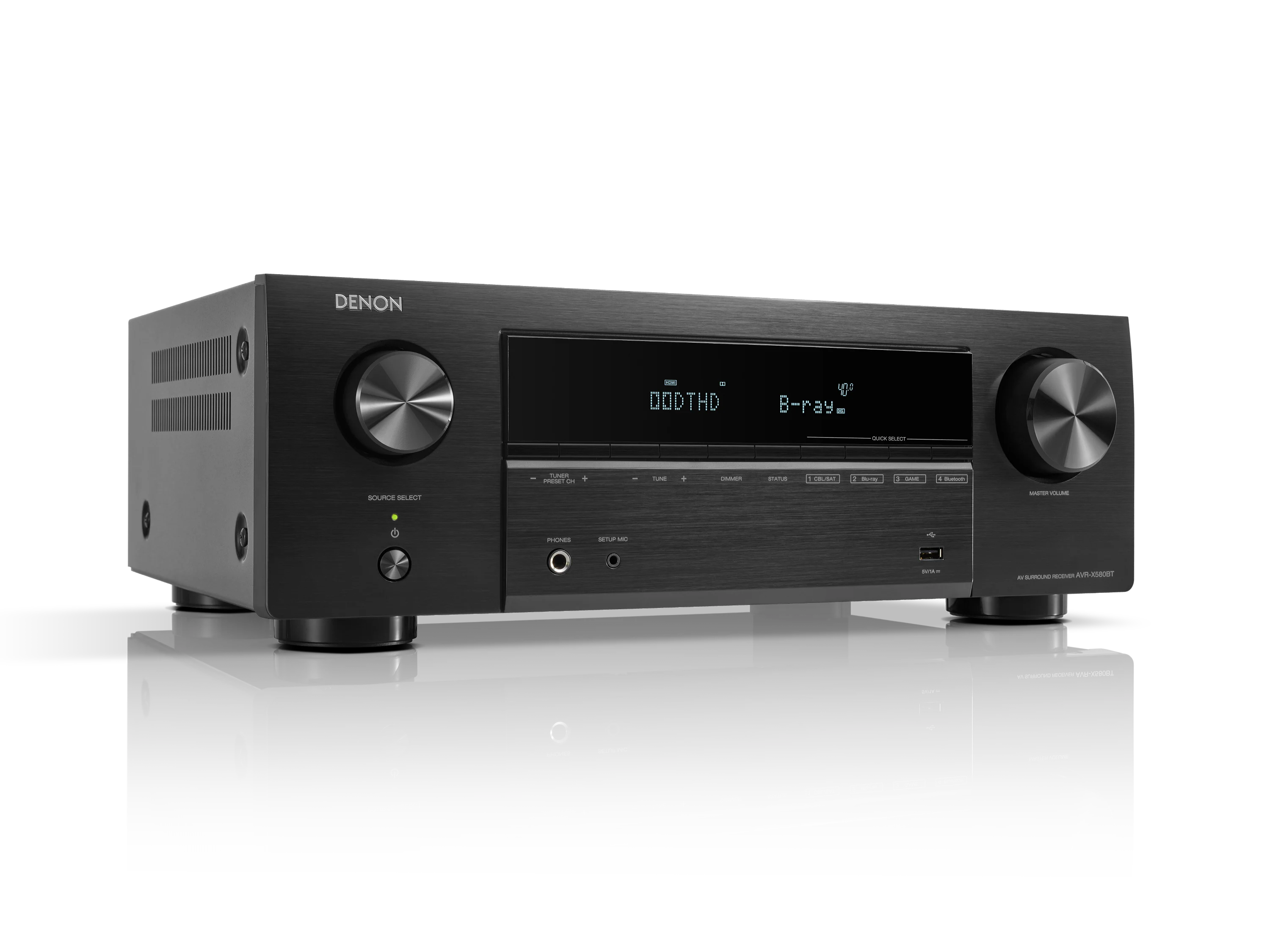 Denon AVR-X580BT-BKE2 5.2 Ch. 70W 8K AV Receiver