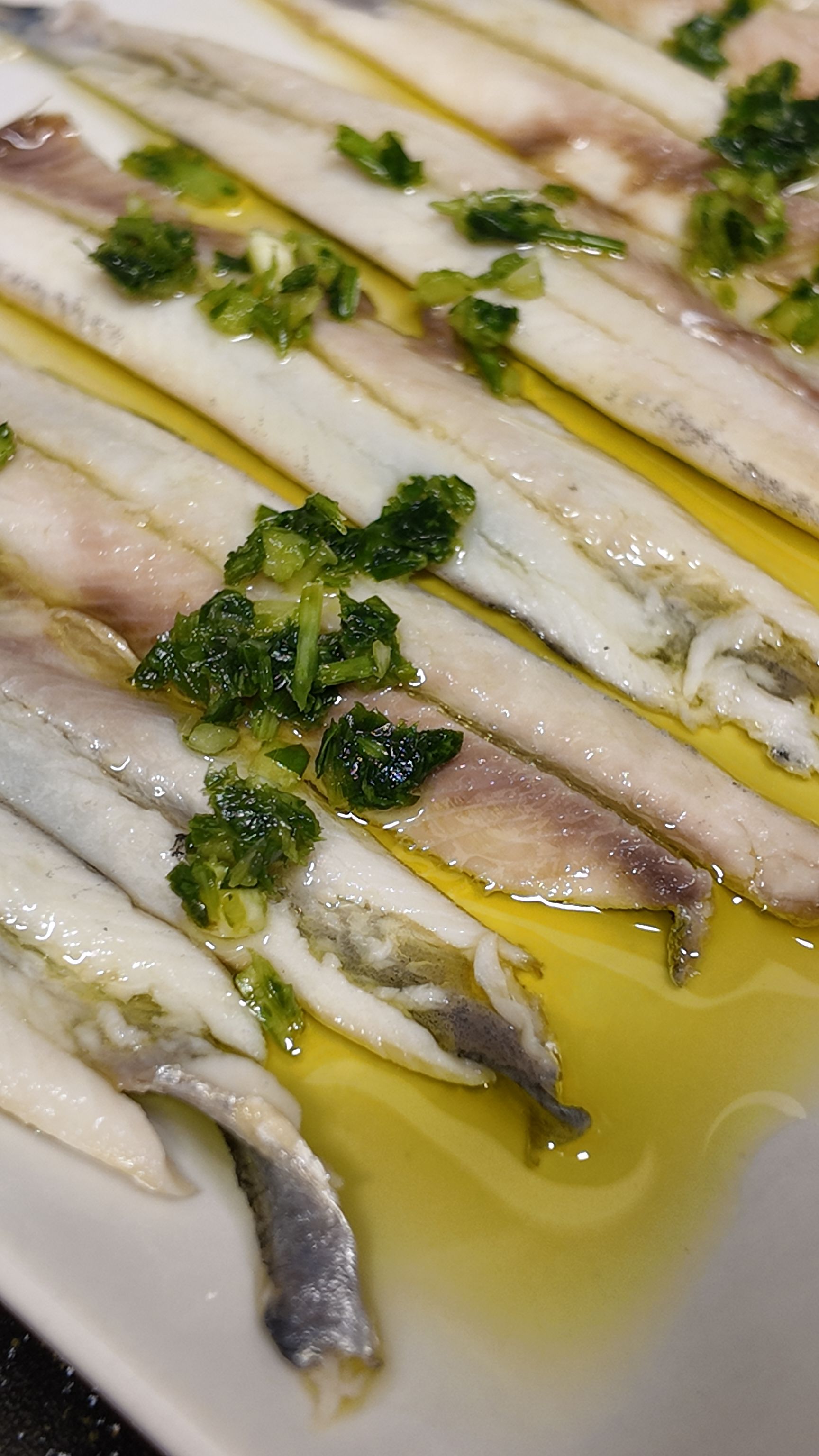 Boquerones en vinagre.