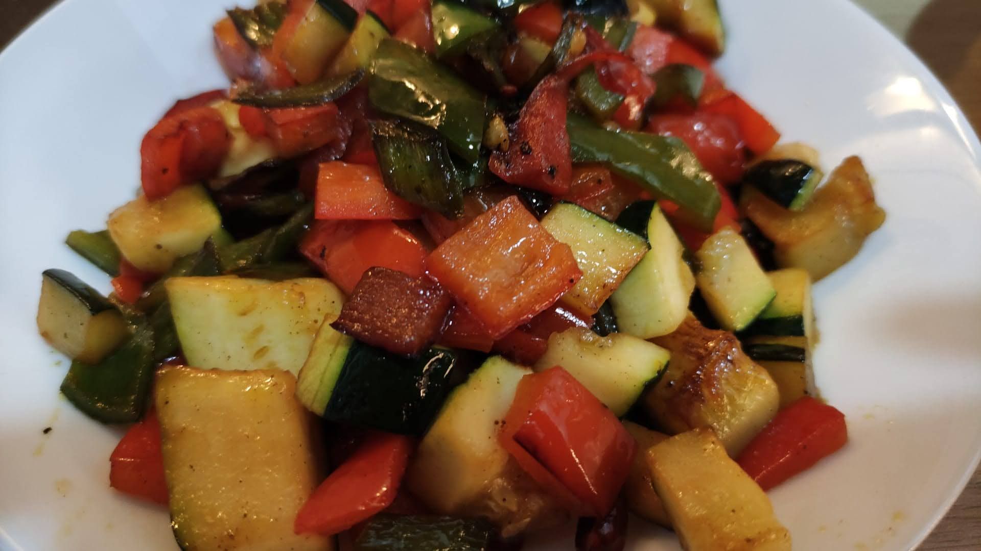 Pisto de verduras.