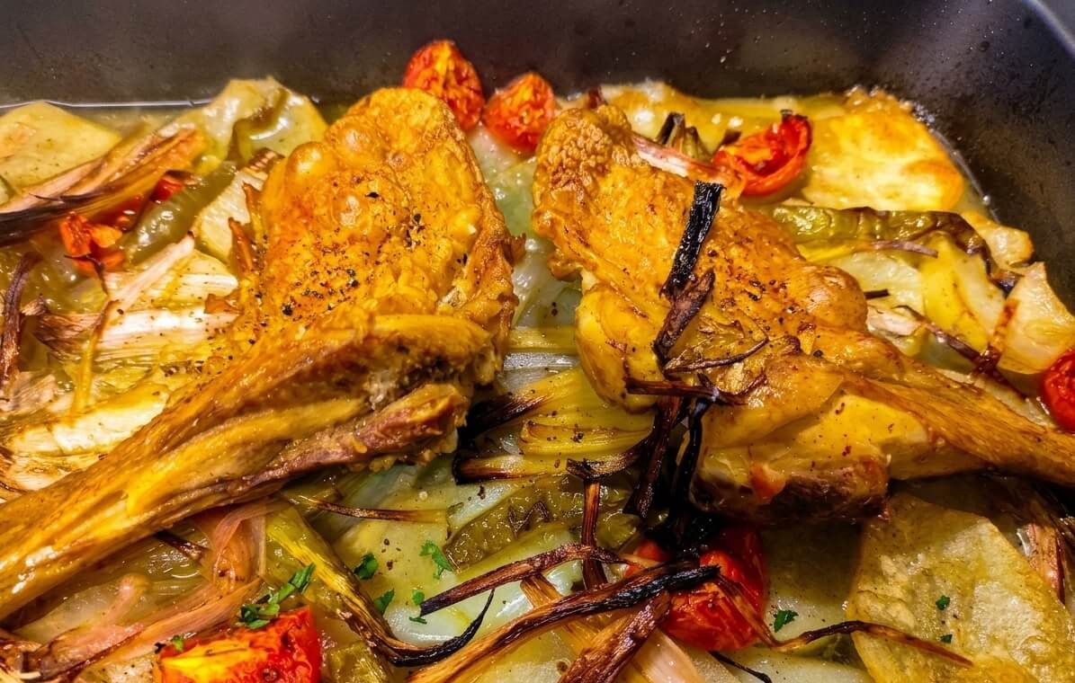 pollo al horno