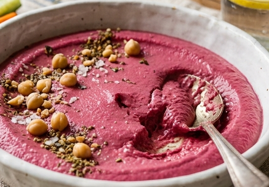 Hummus de remolacha en Thermomix.