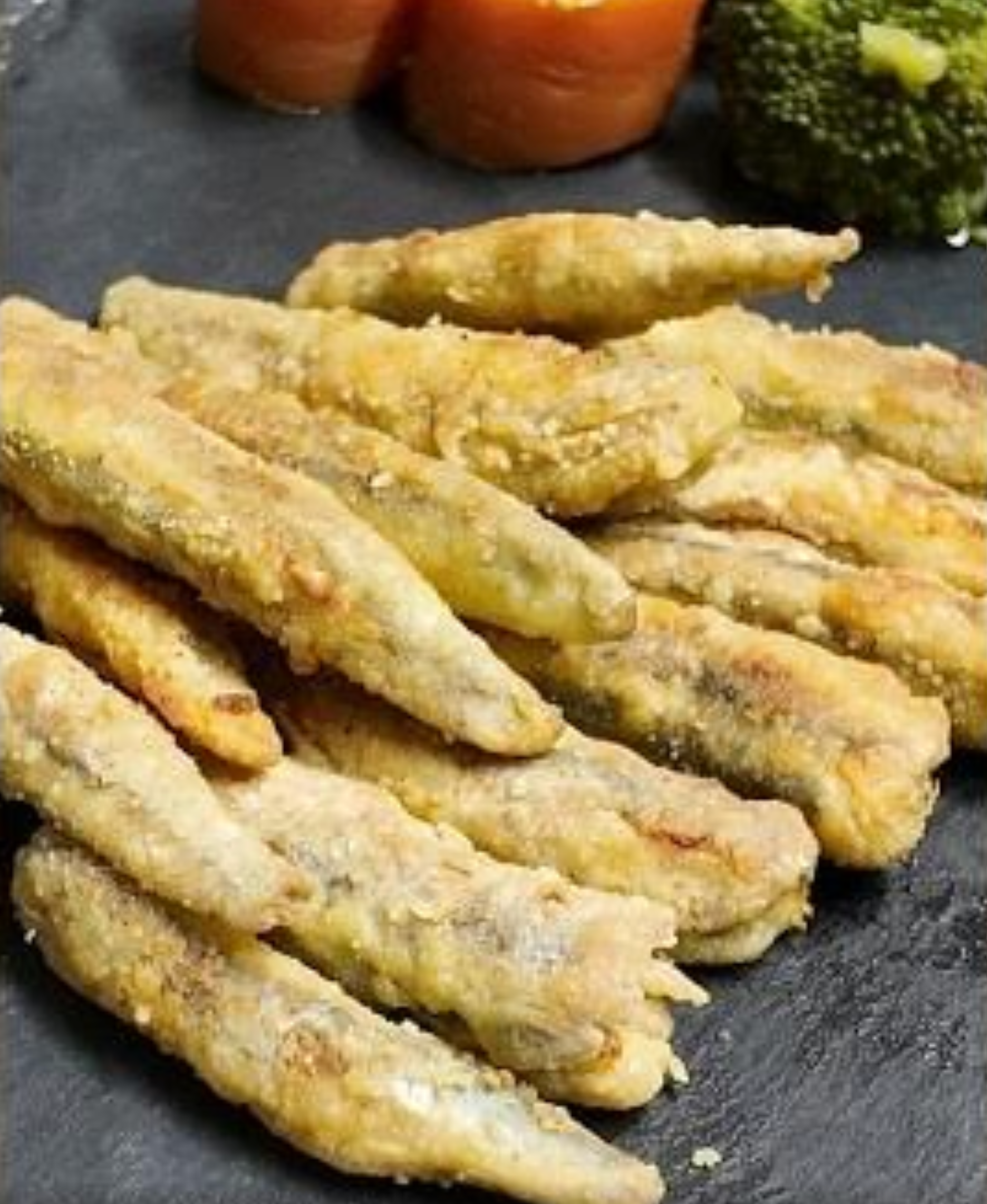 Boquerones rebozados en Airfryer