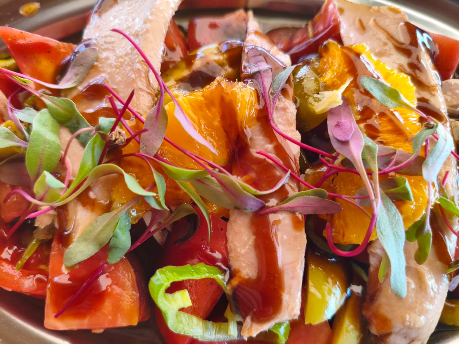Ensalada de tomate y ventresca